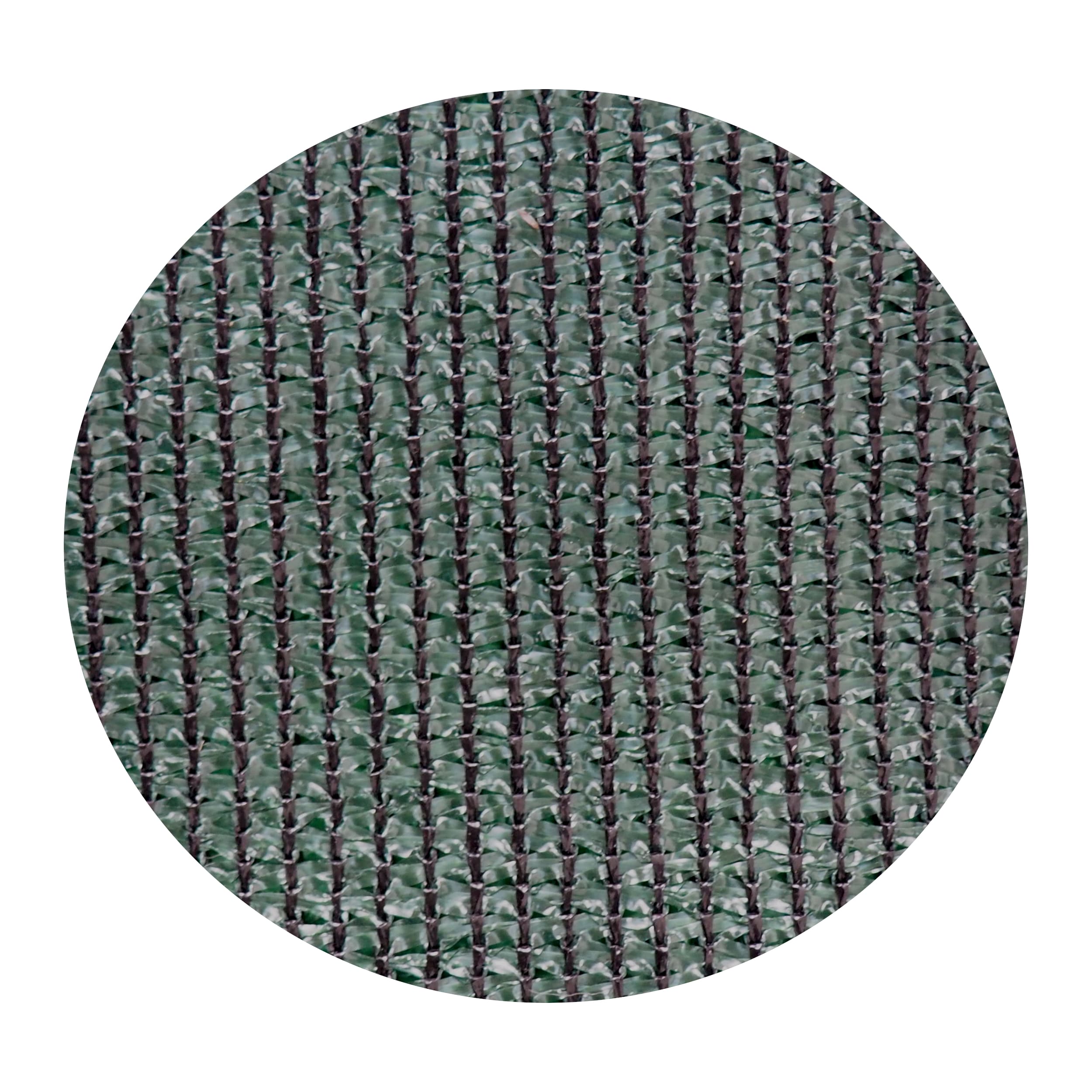 Síť stínící TOPTRADE 1×50 m, 150 g/m², zelená - náhled 3