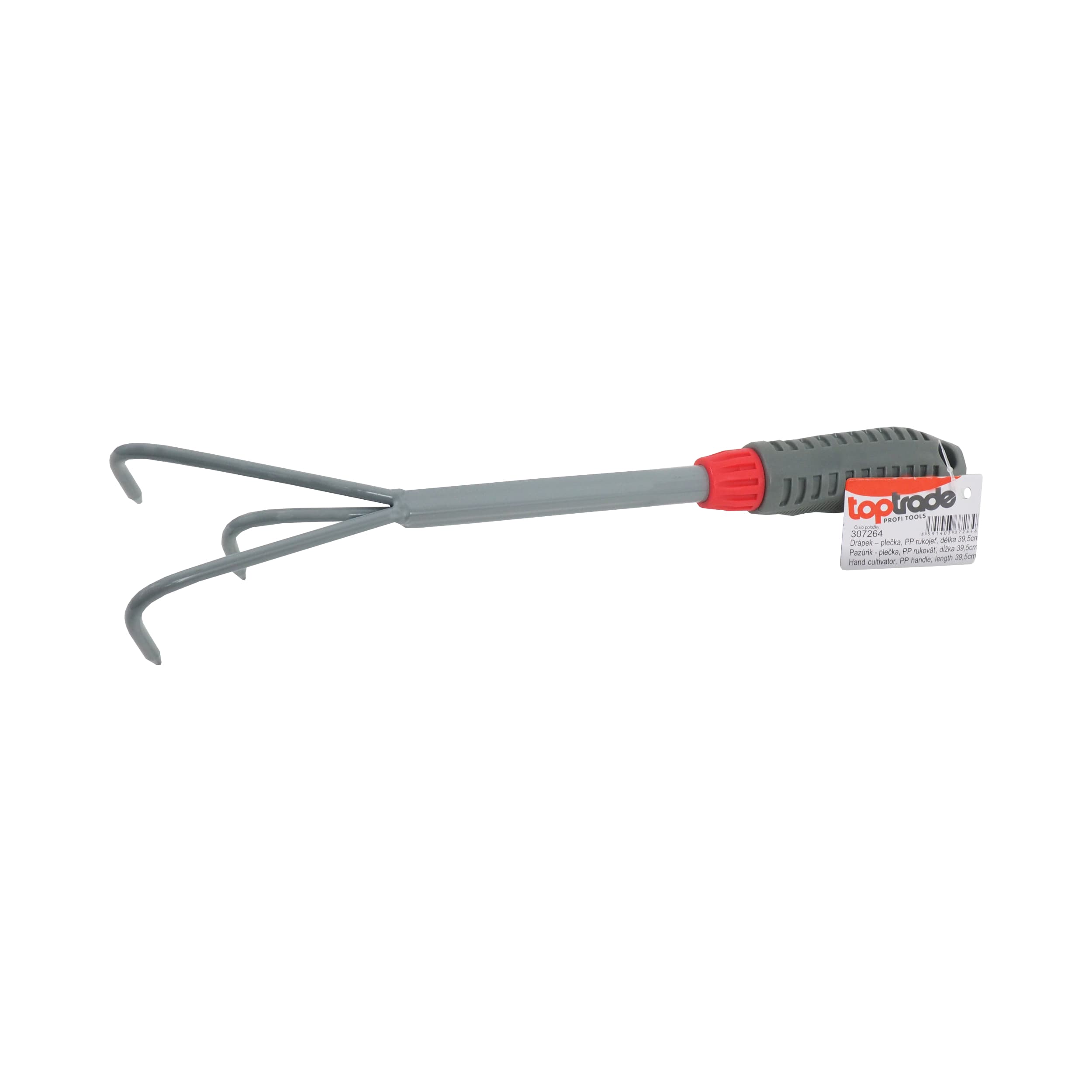 TOPTRADE drápek–plečka s PP rukojetí, 39,5 cm - náhled 2