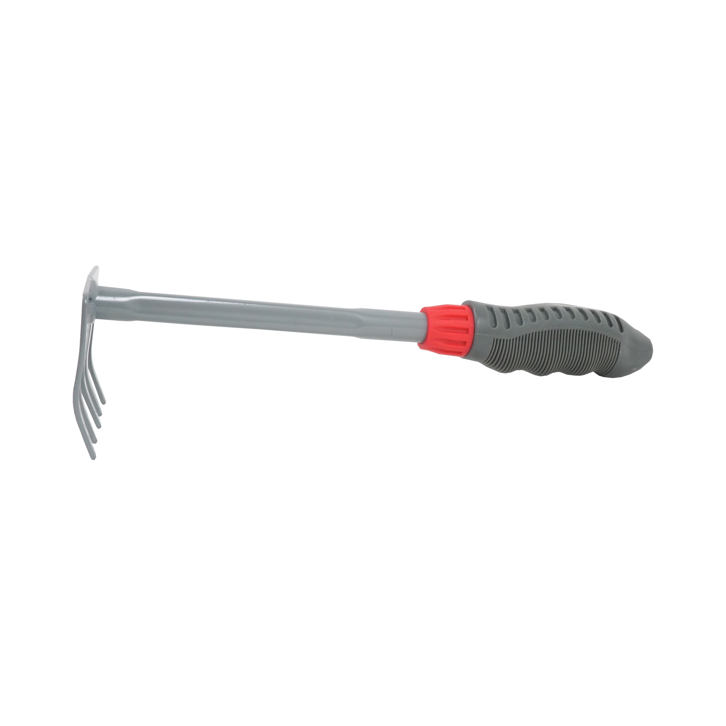TOPTRADE ruční mini hrábě, 5 zubů, 28 cm (kov/PP) - náhled 2
