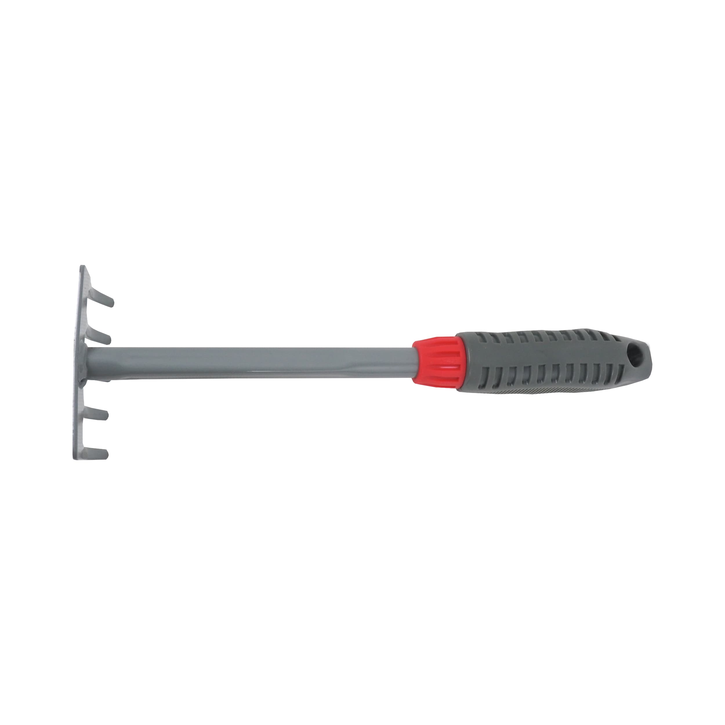 TOPTRADE ruční mini hrábě, 5 zubů, 28 cm (kov/PP) - náhled 3