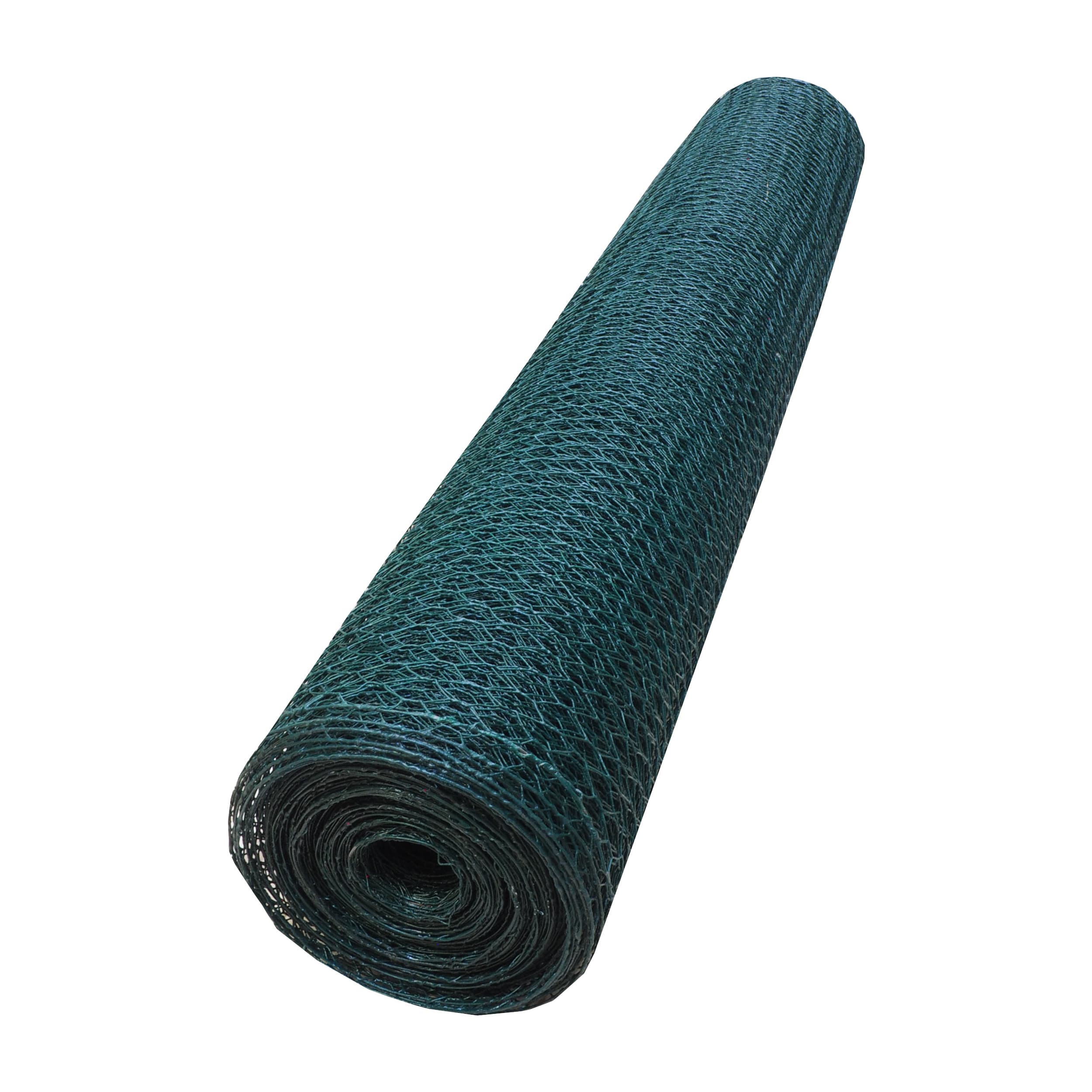 TOPTRADE králičí pletivo poplastované, zelené – oko 25 mm, drát 0,9 mm, 1000 × 25 m