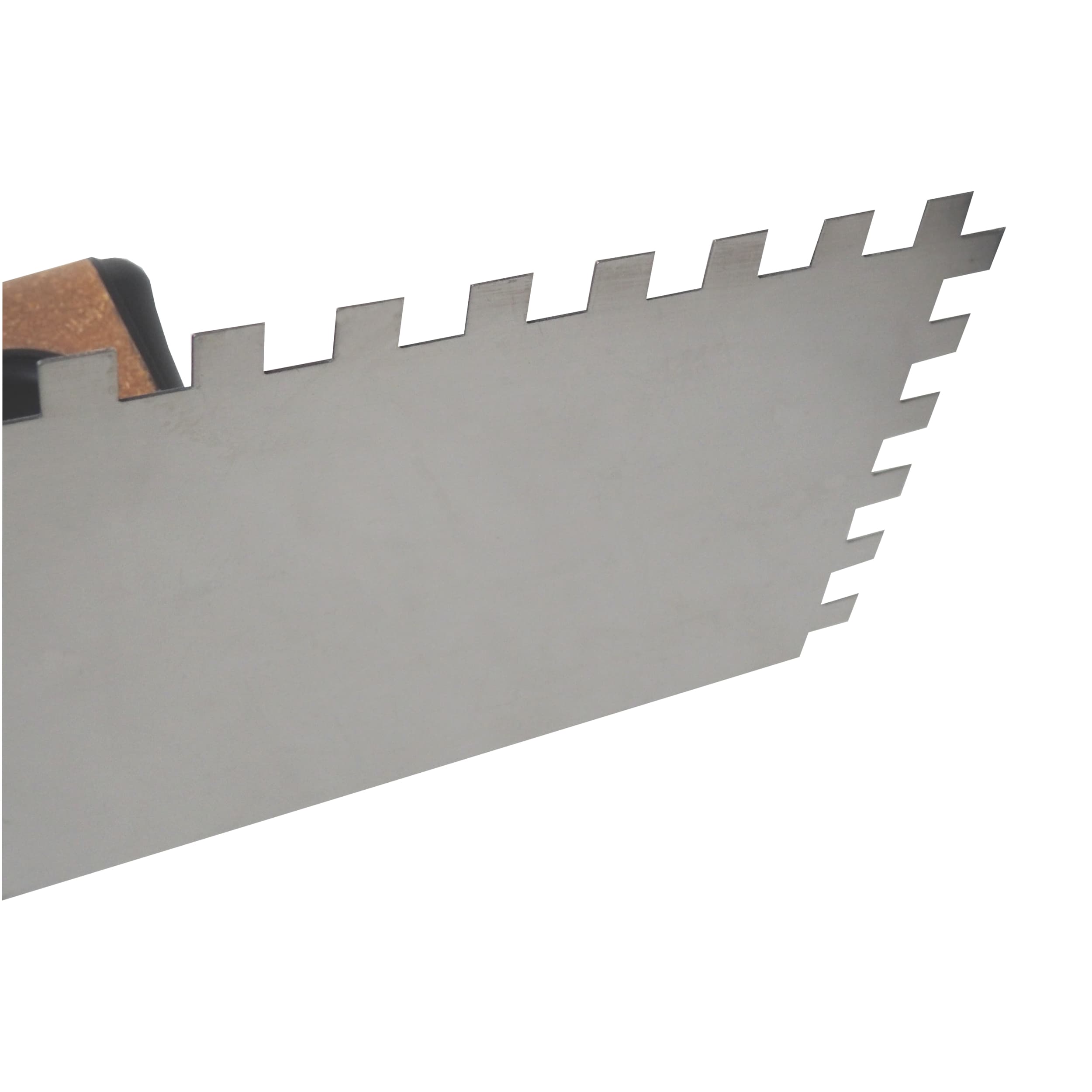 TOPTRADE hladítko nerezové, s EKO rukojetí, zub 10 mm, 270 x 130 mm, profi - náhled 5