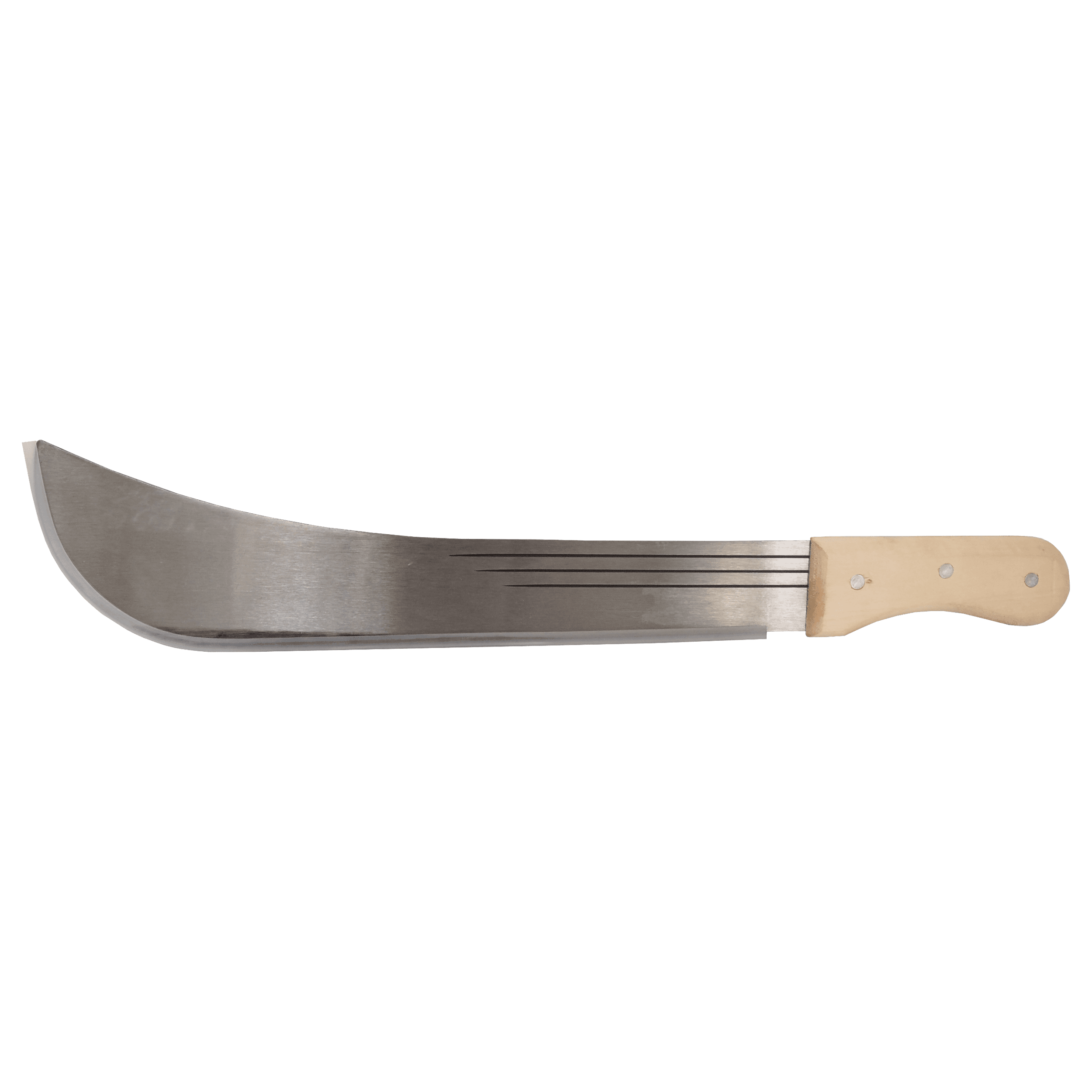 TOPTRADE mačeta 16″ – ocel, dřevěná rukojeť, celková délka 500 mm