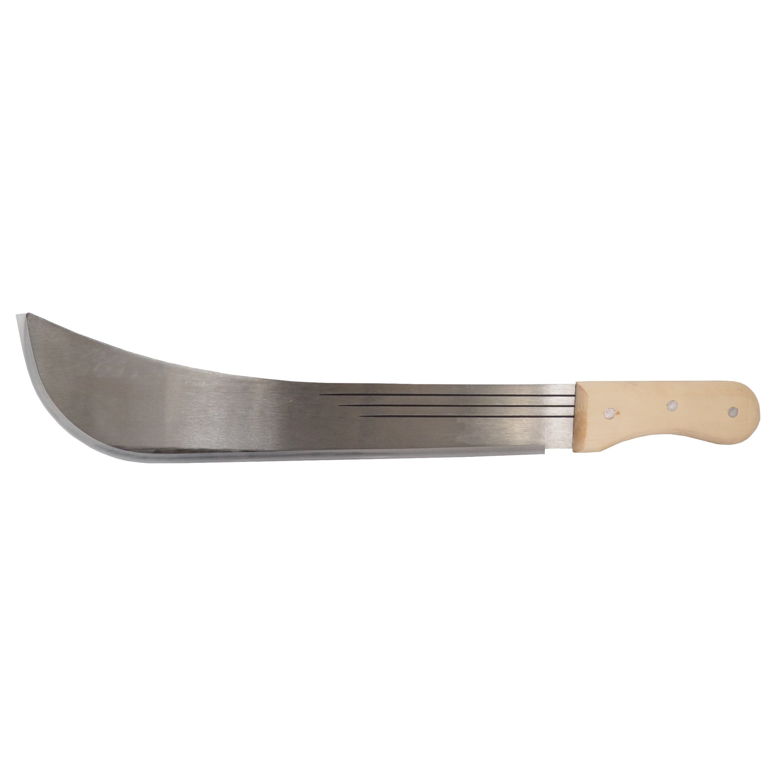 TOPTRADE mačeta ocelová s dřevěnou rukojetí, čepel 20" (700 mm)