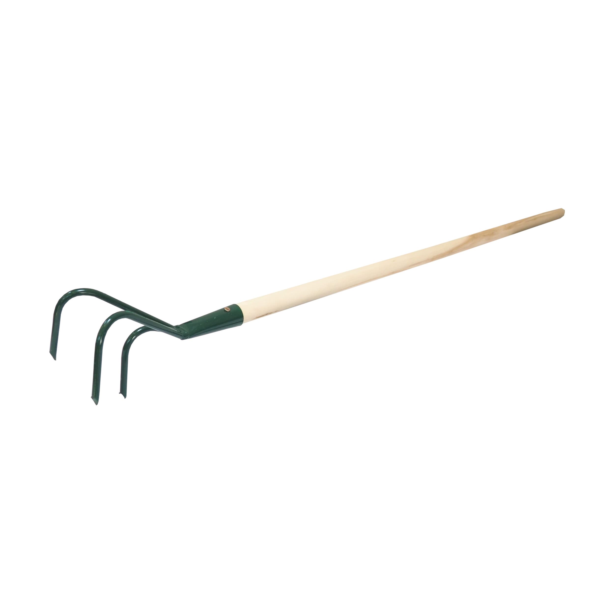 FED motyčka/plečka trojzub, dřevěná násada 25 cm