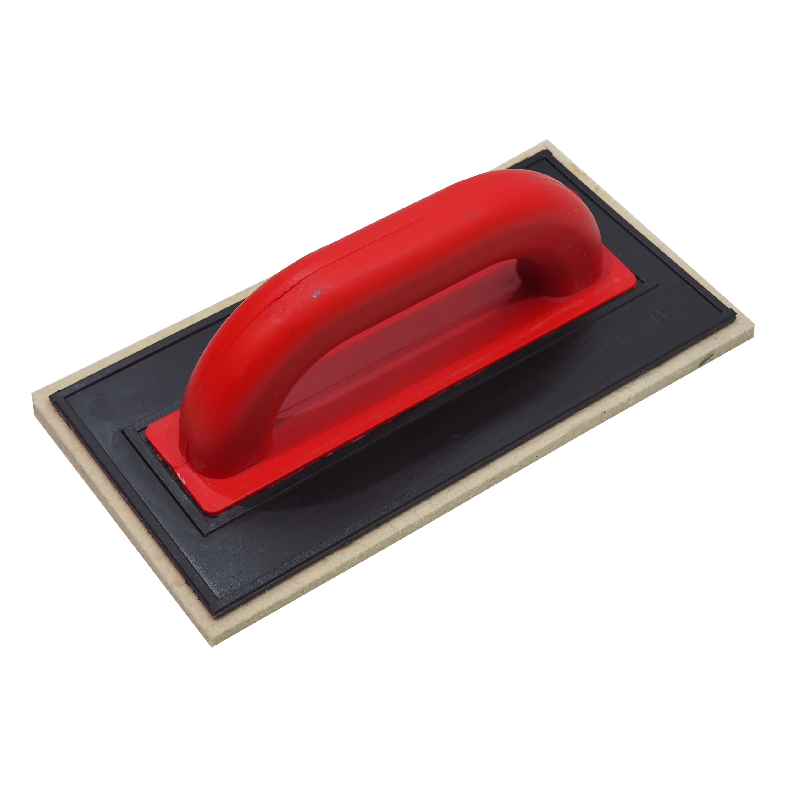 TOPTRADE hladítko ABS s bílou plstí 250 × 130 × 8 mm