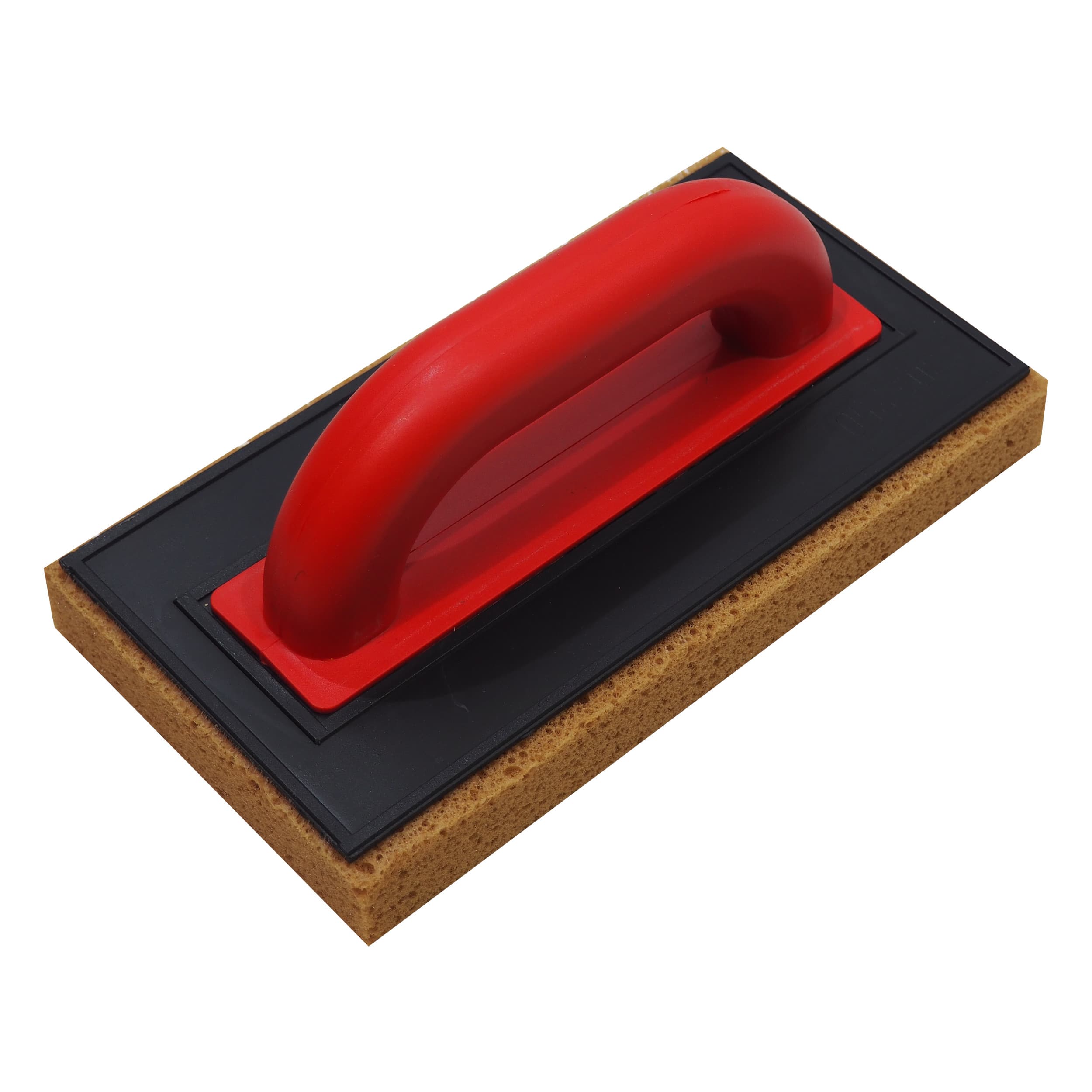 TOPTRADE hladítko s mořskou houbou, ABS, 250×130×30 mm