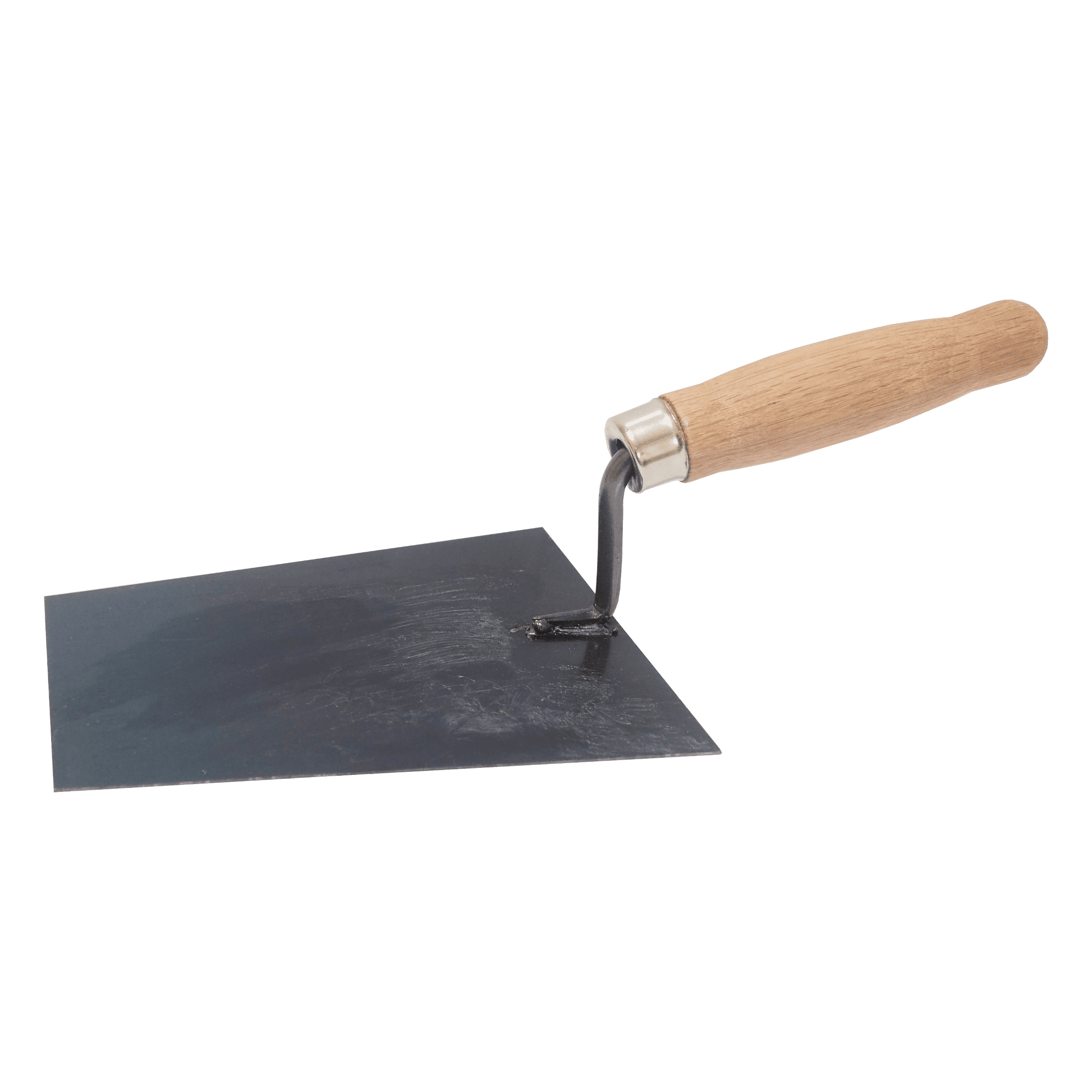 TOPTRADE zednická lžíce, ocelová 160 × 130 mm – profi