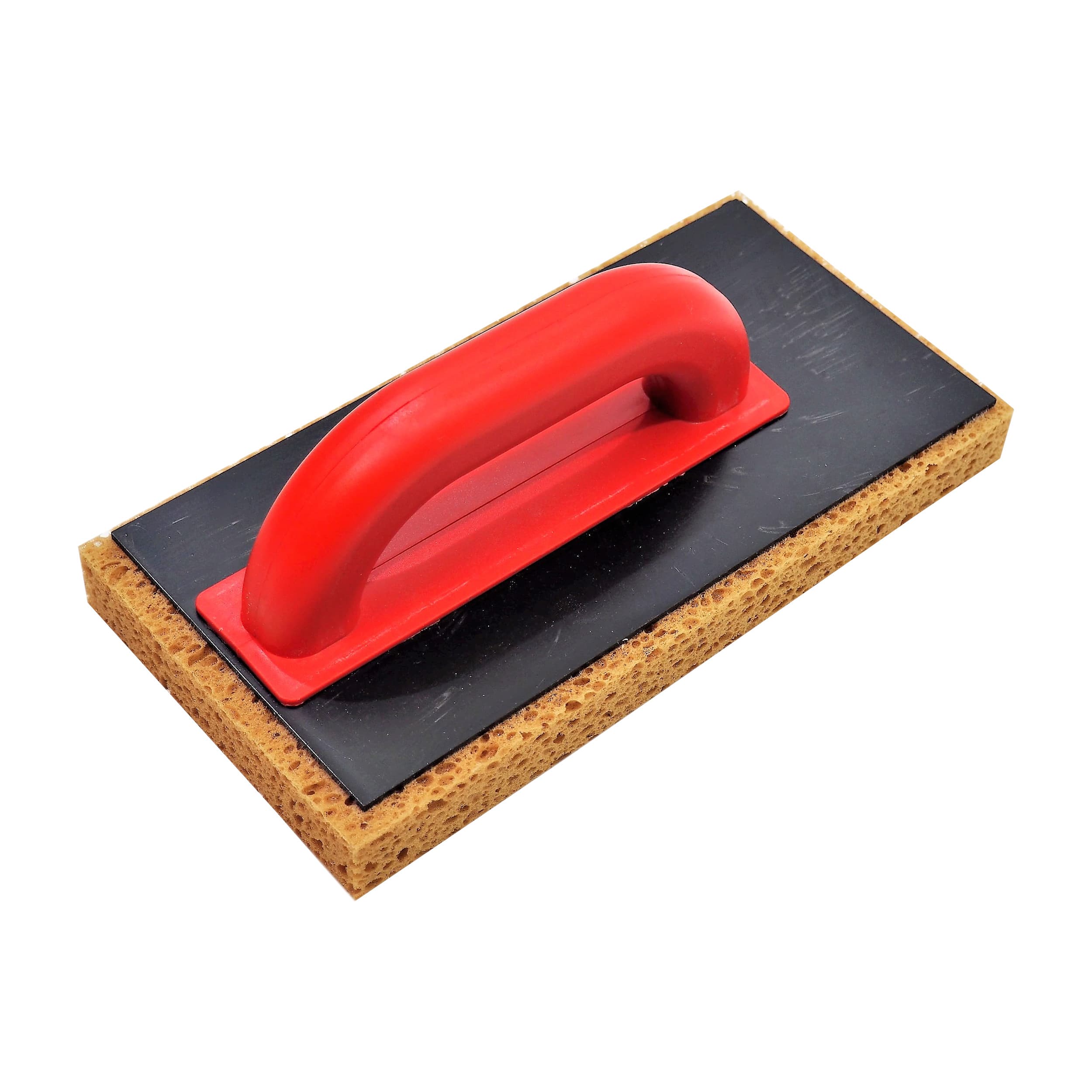 TOPTRADE hladítko s houbičkou ABS, posunutá rukojeť 280 × 140 × 30 mm - náhled 1
