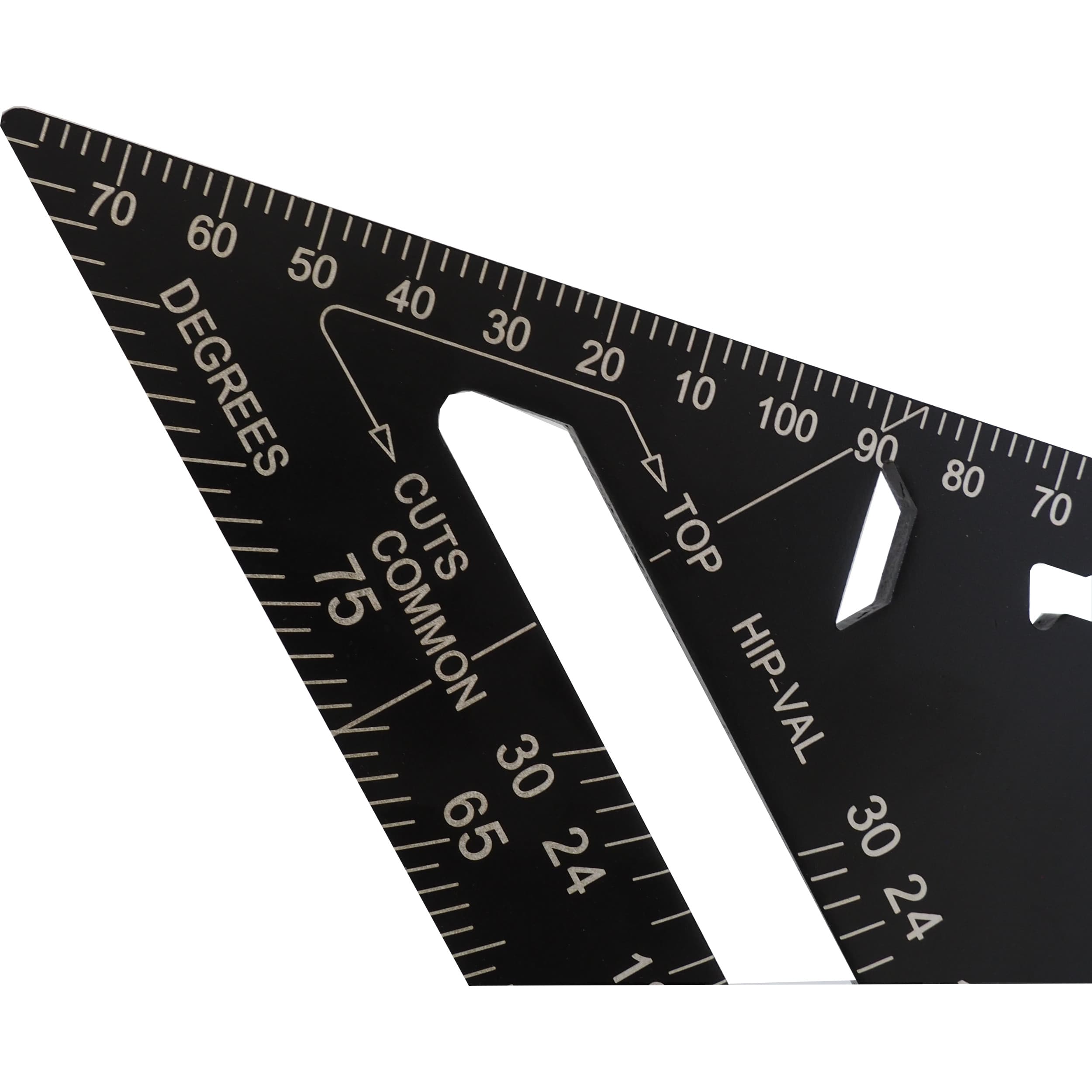 TOPTRADE tesařský trojúhelník hliníkový 180 mm - náhled 3