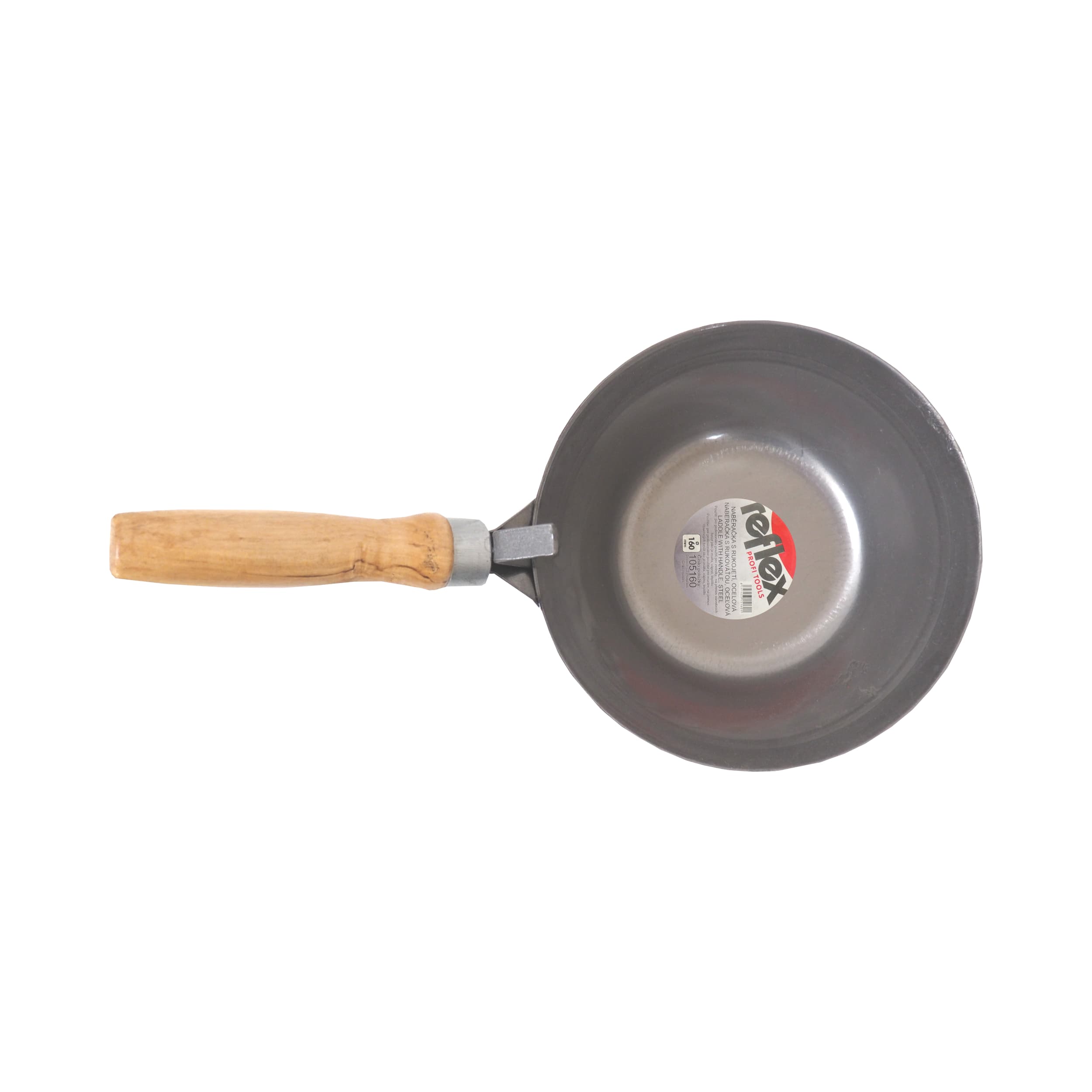 TOPTRADE naběračka s rukojetí, ocelová Ø 160 mm - náhled 2