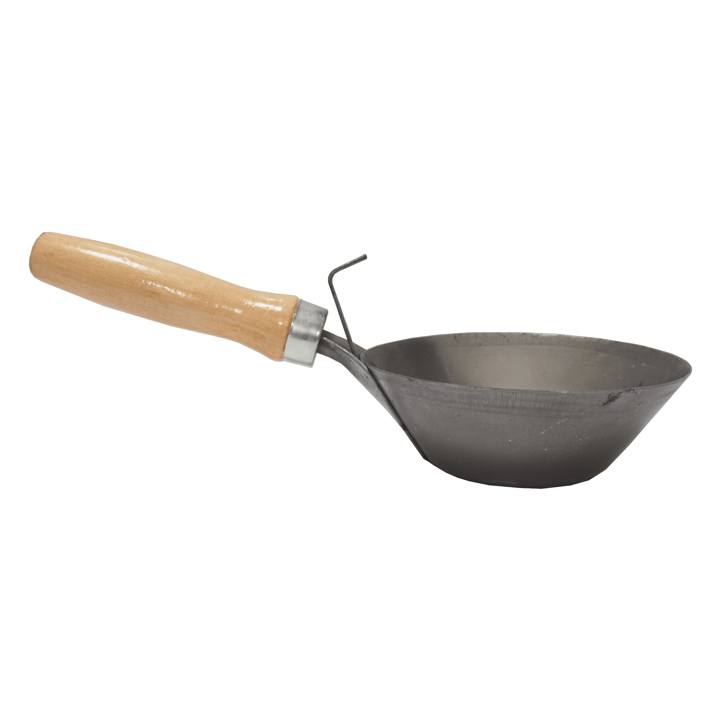 TOPTRADE naběračka s rukojetí, ocelová Ø 210 mm