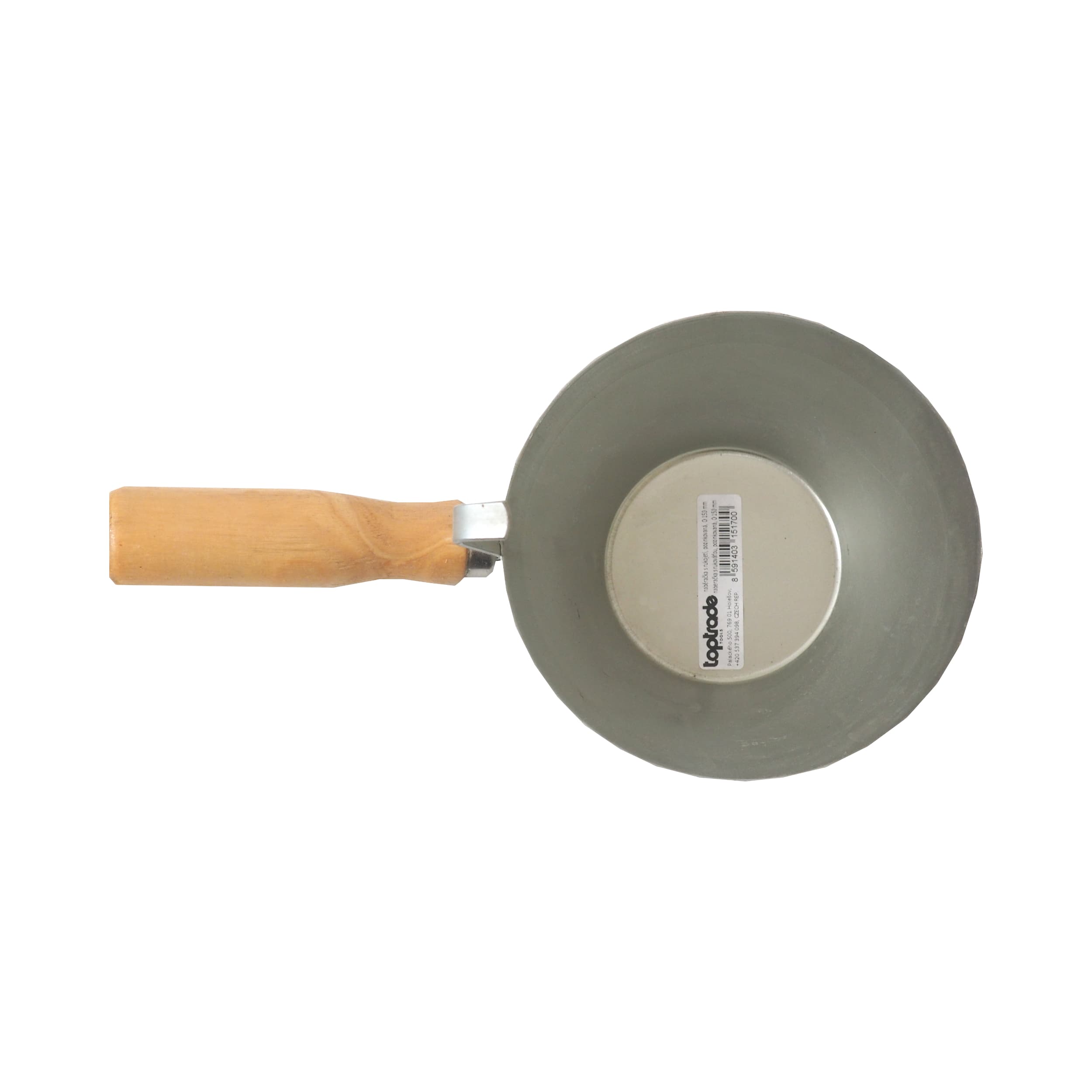 TOPTRADE naběračka na maltu 150 mm, pozinkovaná ocel - náhled 2