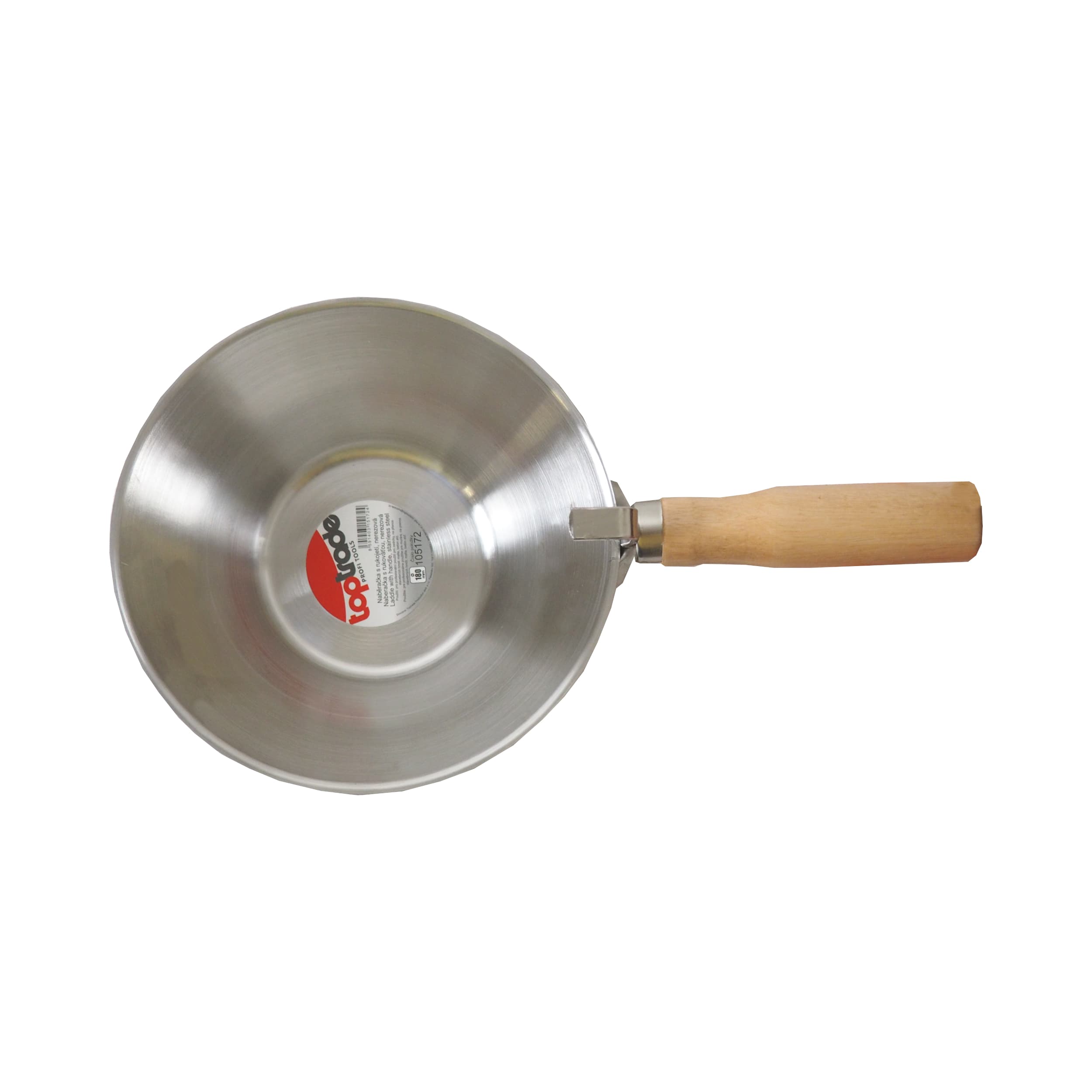 TOPTRADE naběračka s rukojetí, nerezová, Ø 180 mm - náhled 3