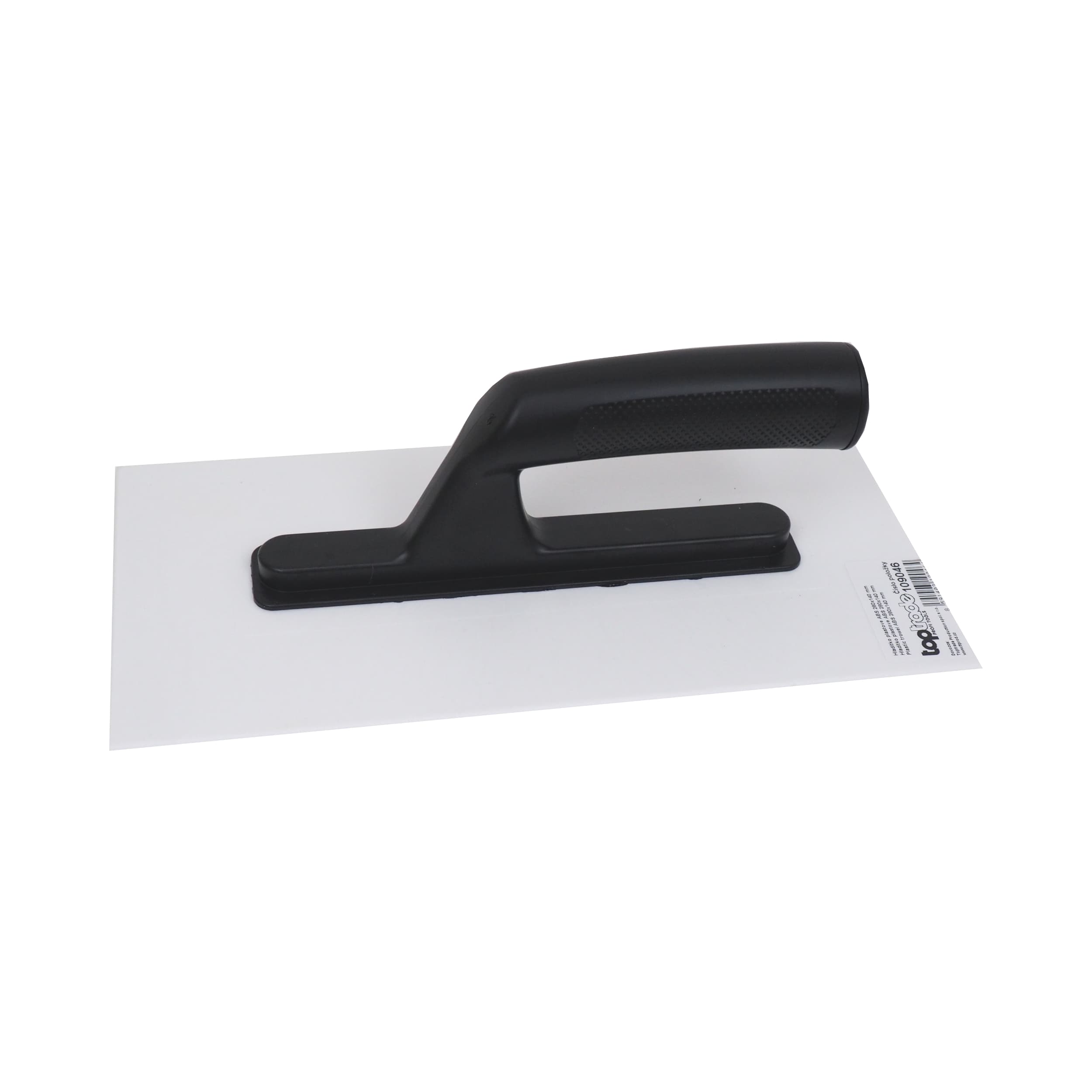 TOPTRADE hladítko ABS 280 × 140 × 3 mm, otevřená rukojeť - náhled 3