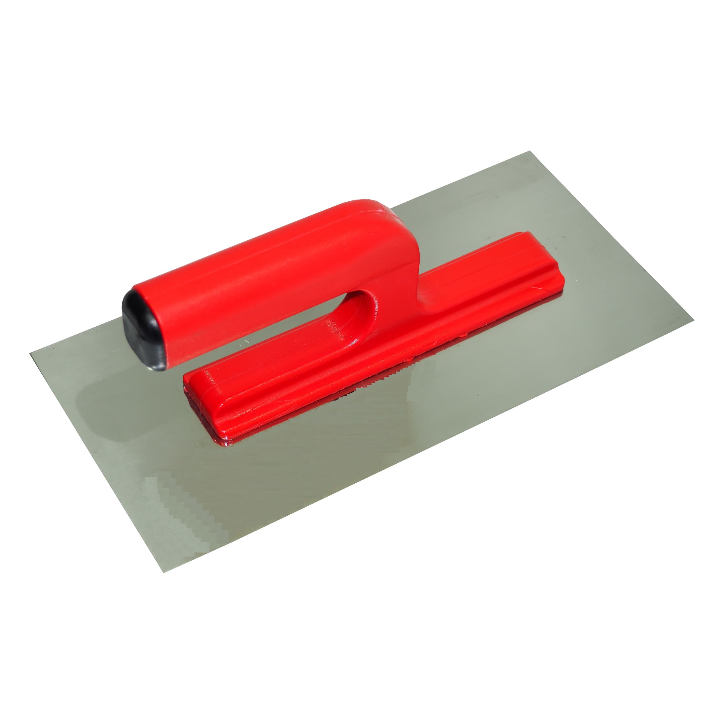 TOPTRADE hladítko nerezové hladké s otevřenou rukojetí 270 × 130 mm
