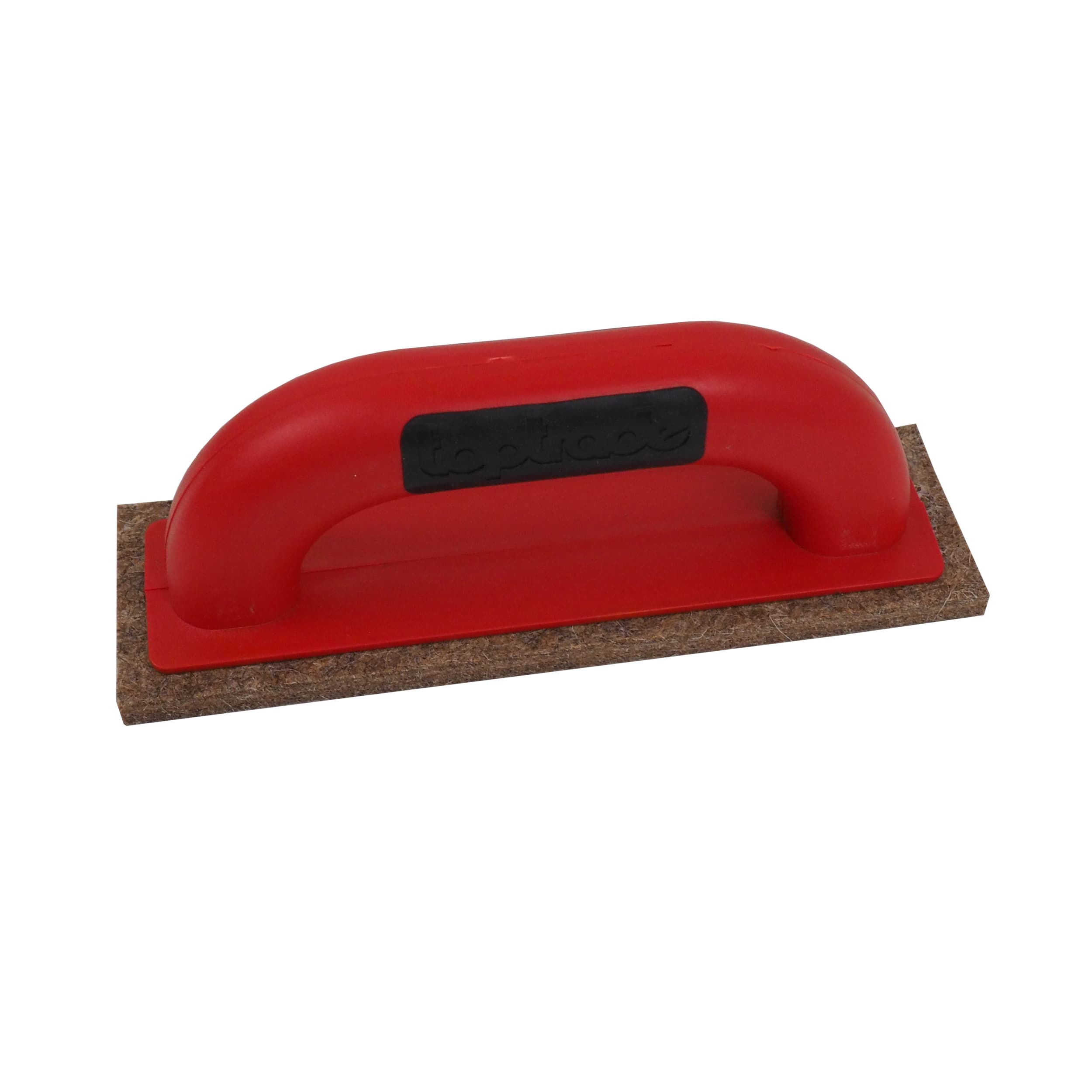 TOPTRADE hladítko ABS s hnědou plstí, špaletové PROFESSIONAL 220×65×10 mm - náhled 1