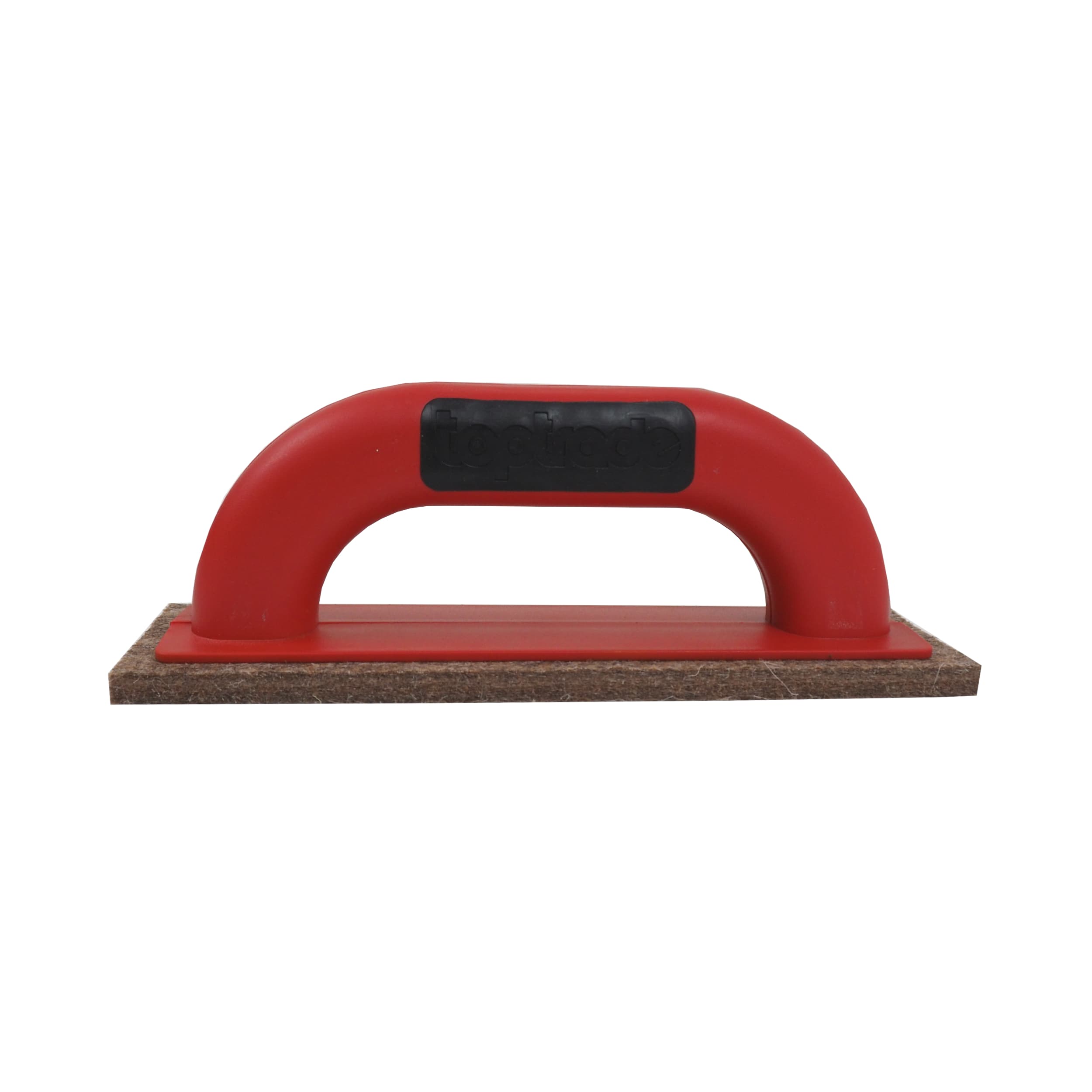 TOPTRADE hladítko ABS s hnědou plstí, špaletové PROFESSIONAL 220×65×10 mm - náhled 2