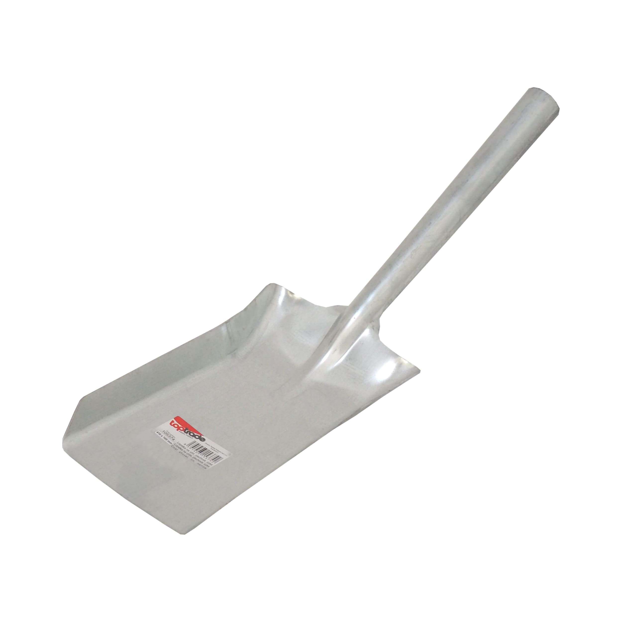 TOPTRADE lopatka na uhlí, celopozinkovaná, úzká – 410 × 105 mm - náhled 2