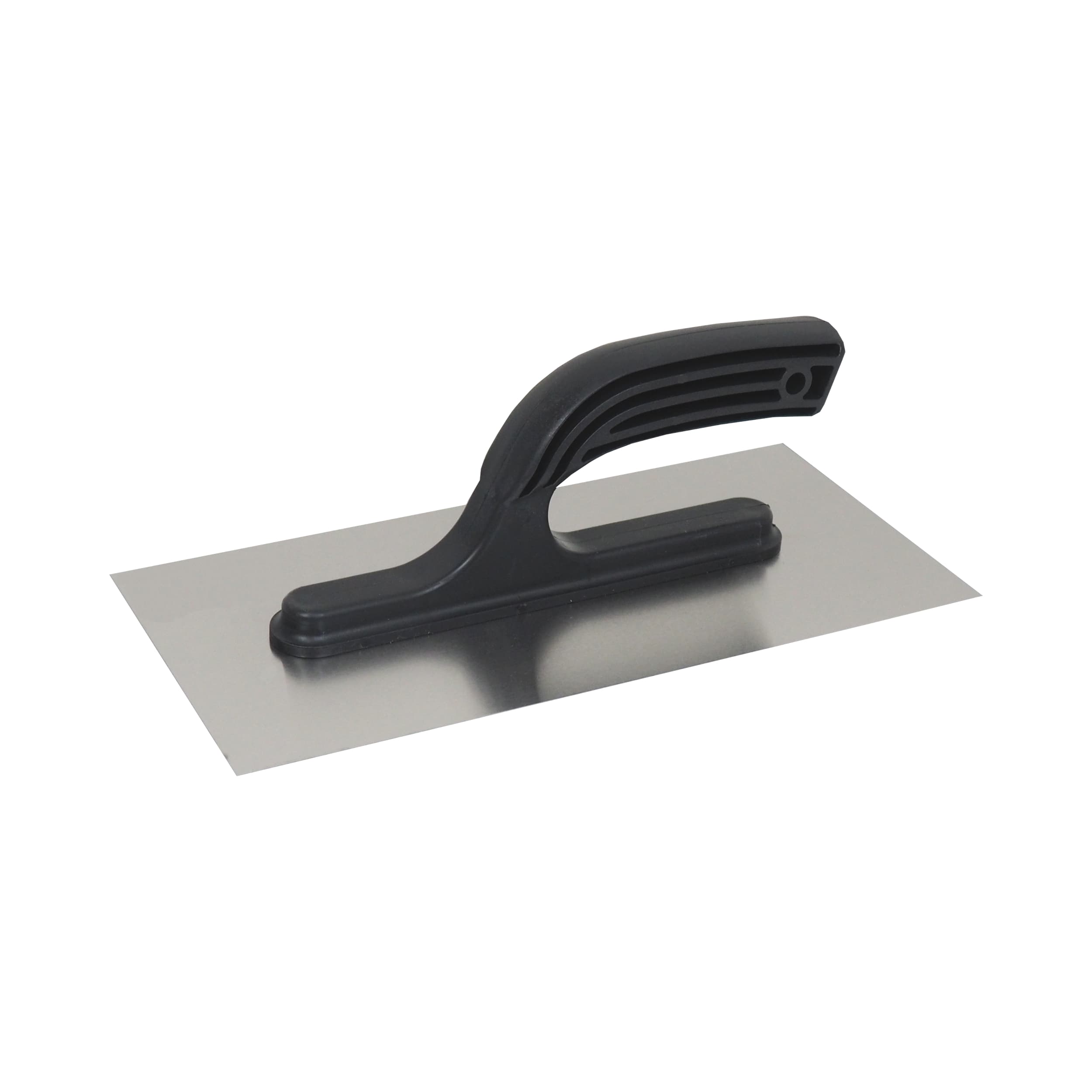 TOPTRADE hladítko nerezové 270 × 130 mm, hladké – plastová rukojeť