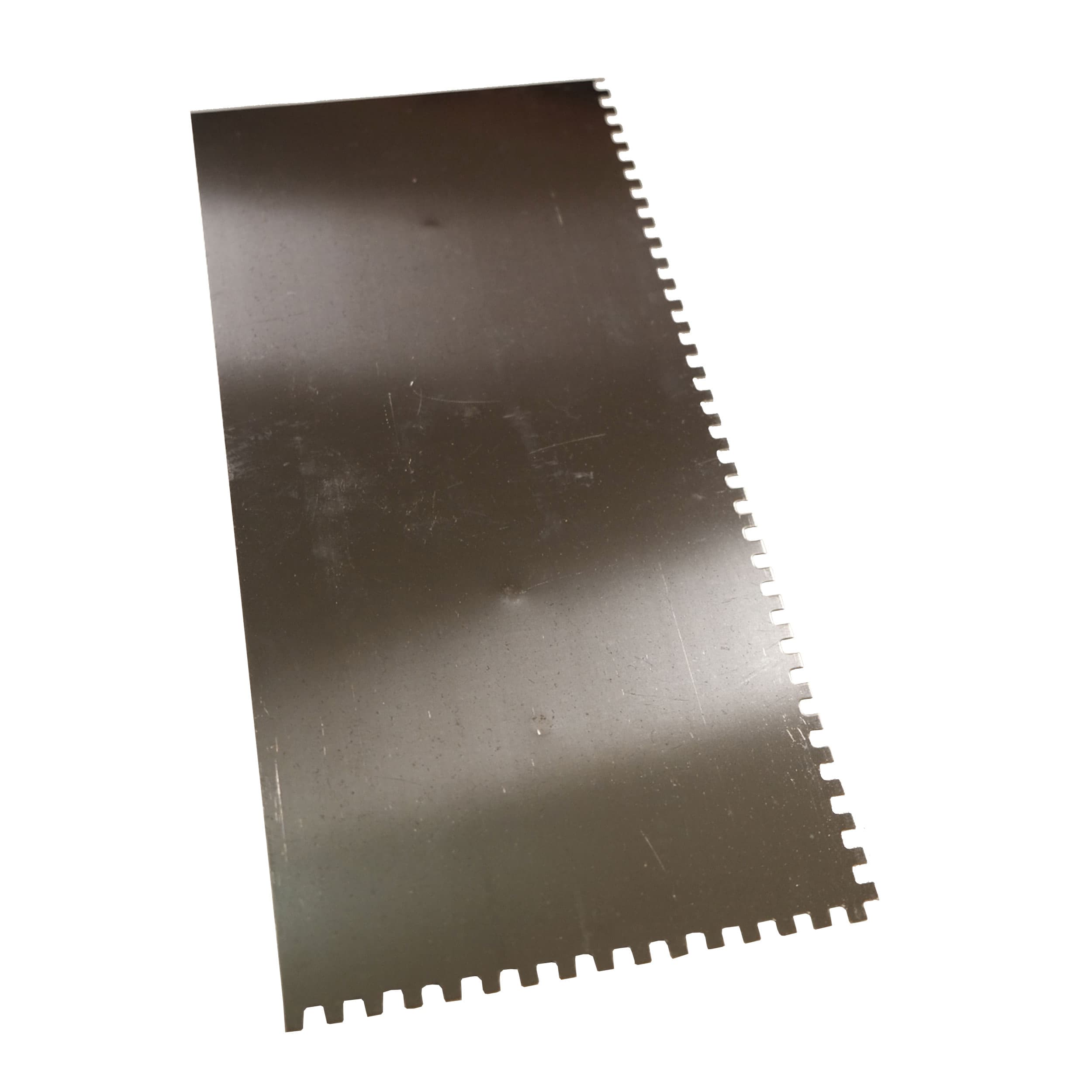 TOPTRADE hladítko nerezové, zub 4 mm, 270×130 mm - náhled 3
