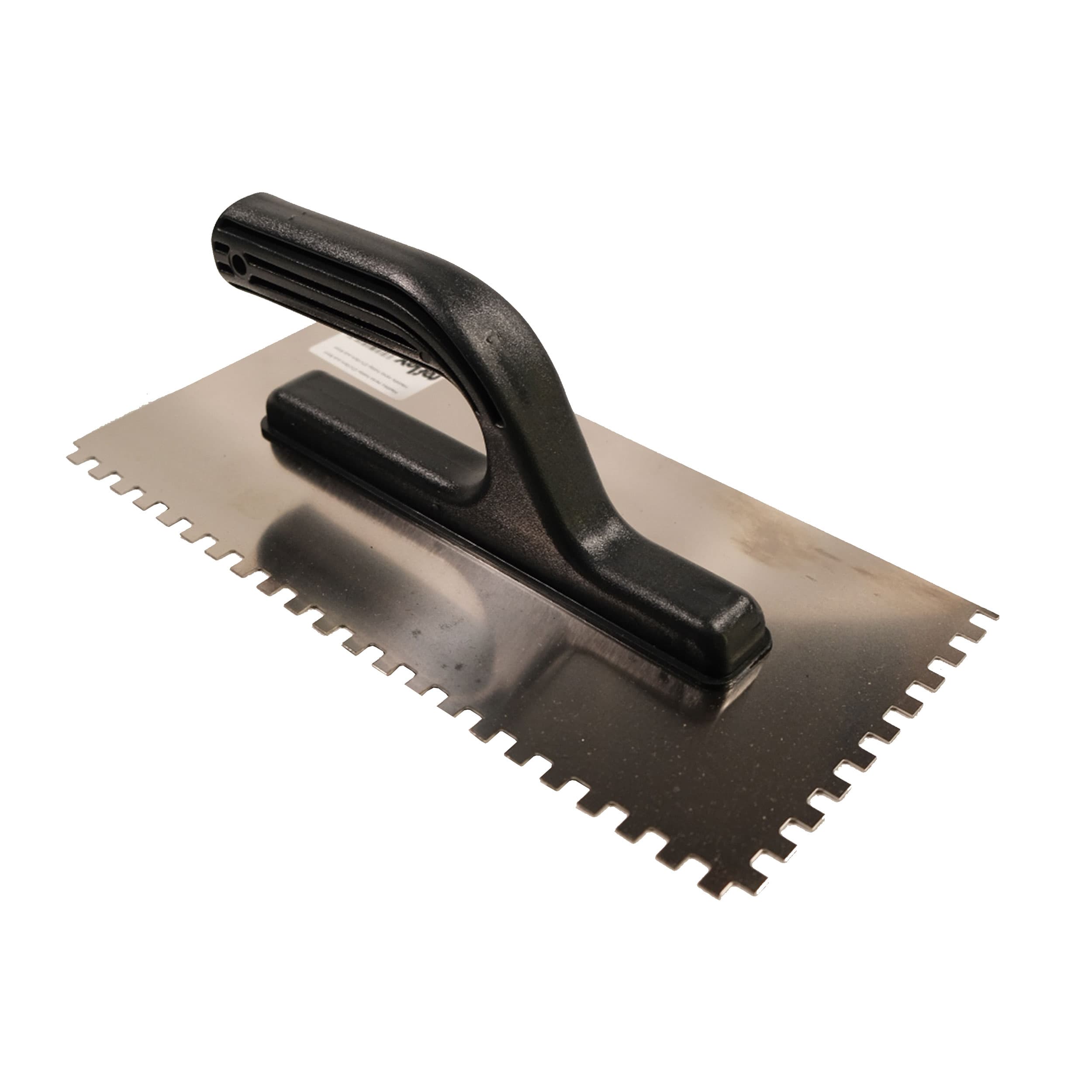 TOPTRADE hladítko nerezové, plastová rukojeť, zub 6 mm, 270×130 mm - náhled 2