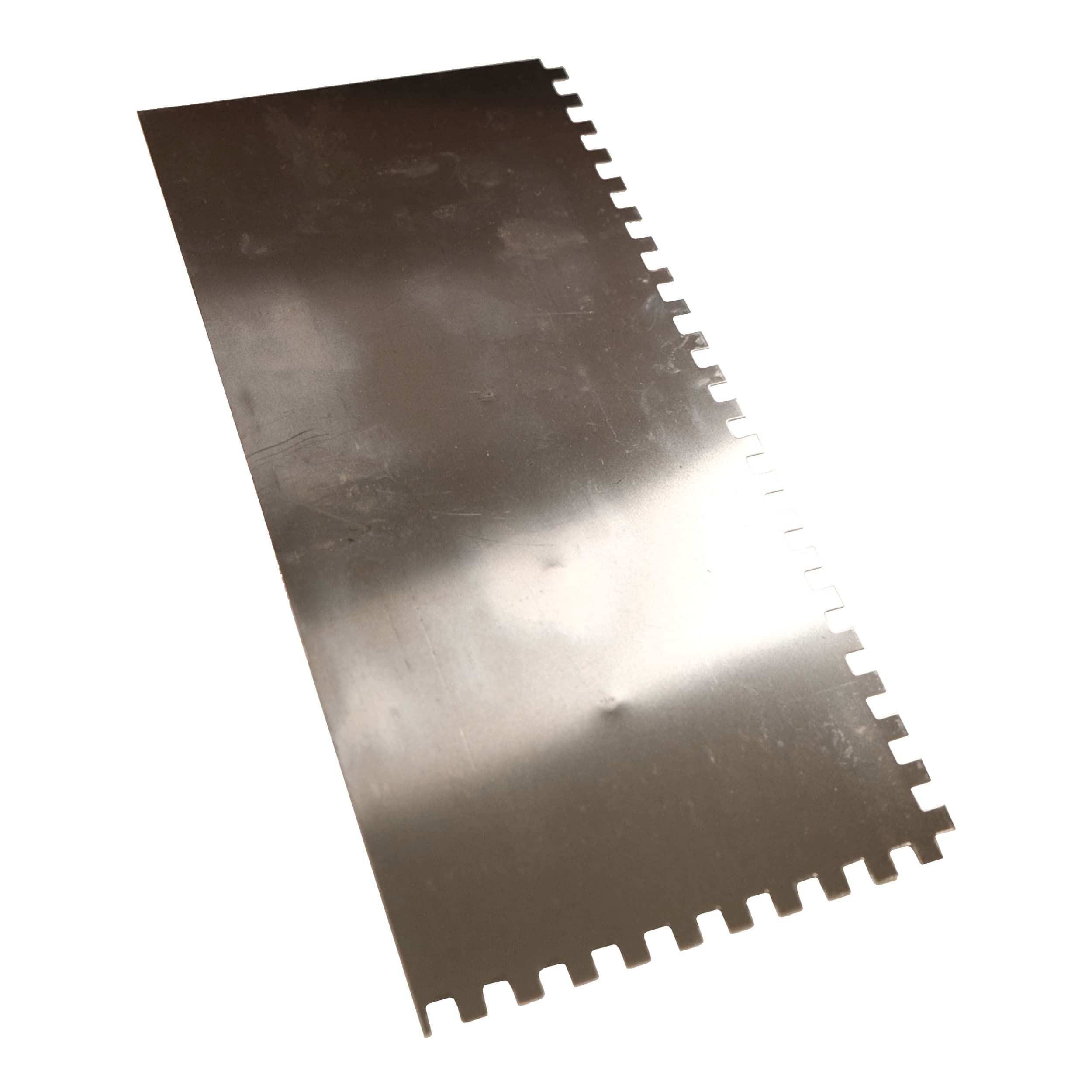 TOPTRADE hladítko nerezové, plastová rukojeť, zub 6 mm, 270×130 mm - náhled 3