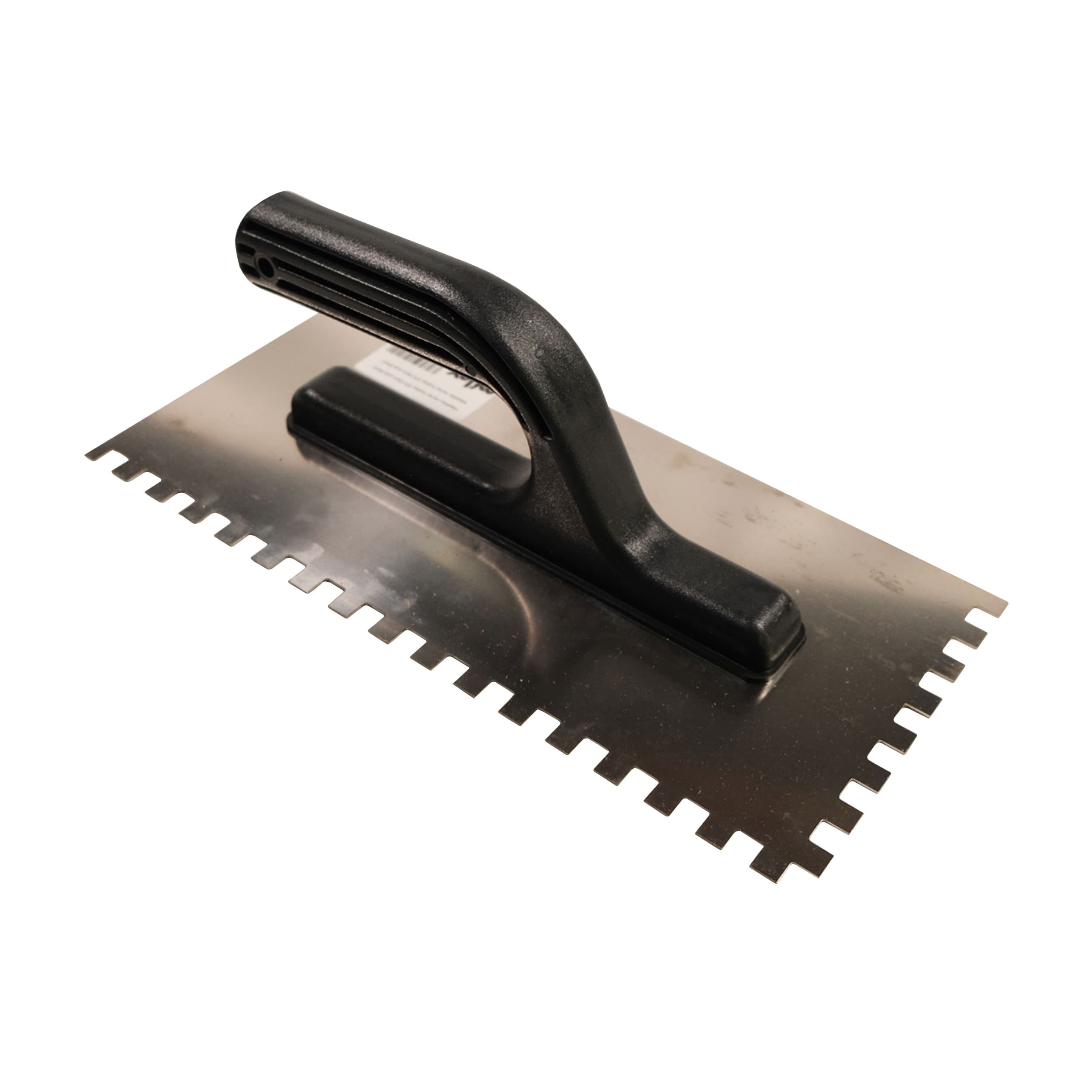 TOPTRADE nerezové hladítko 270×130 mm, zub 8 mm, plastová rukojeť – hobby - náhled 2