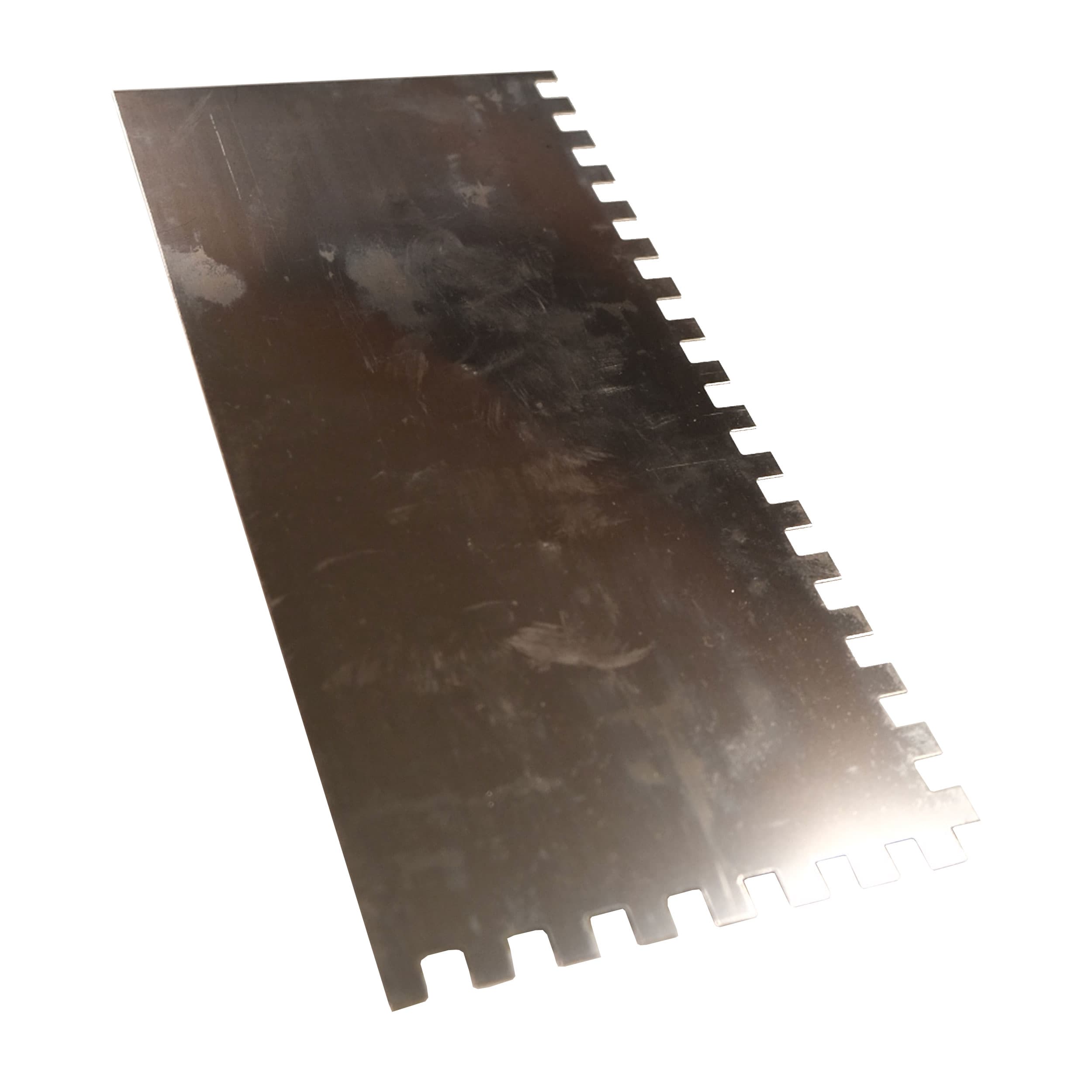 TOPTRADE nerezové hladítko 270×130 mm, zub 8 mm, plastová rukojeť – hobby - náhled 3