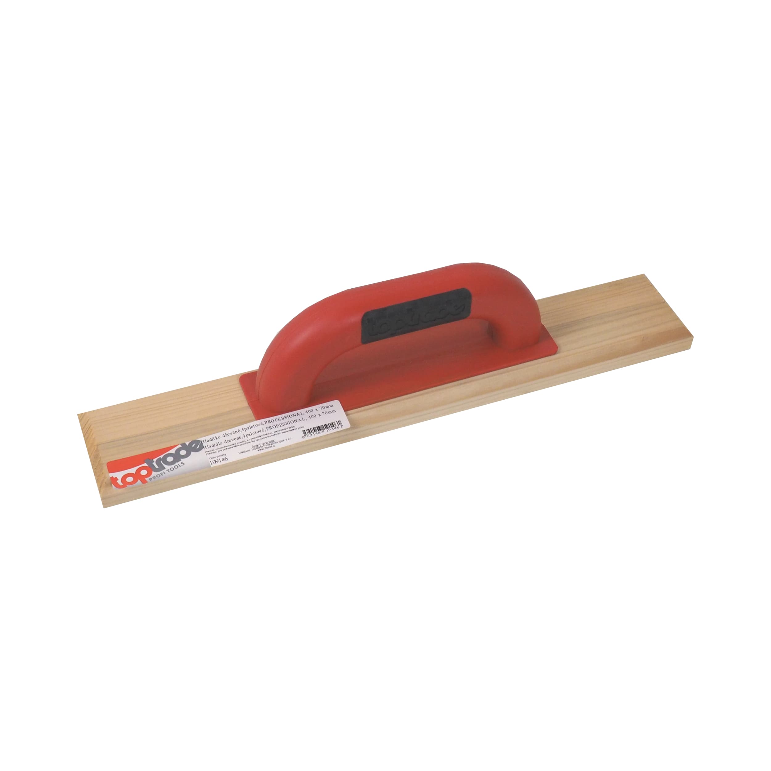 TOPTRADE špaletové hladítko dřevěné Professional 400×70 mm - náhled 2