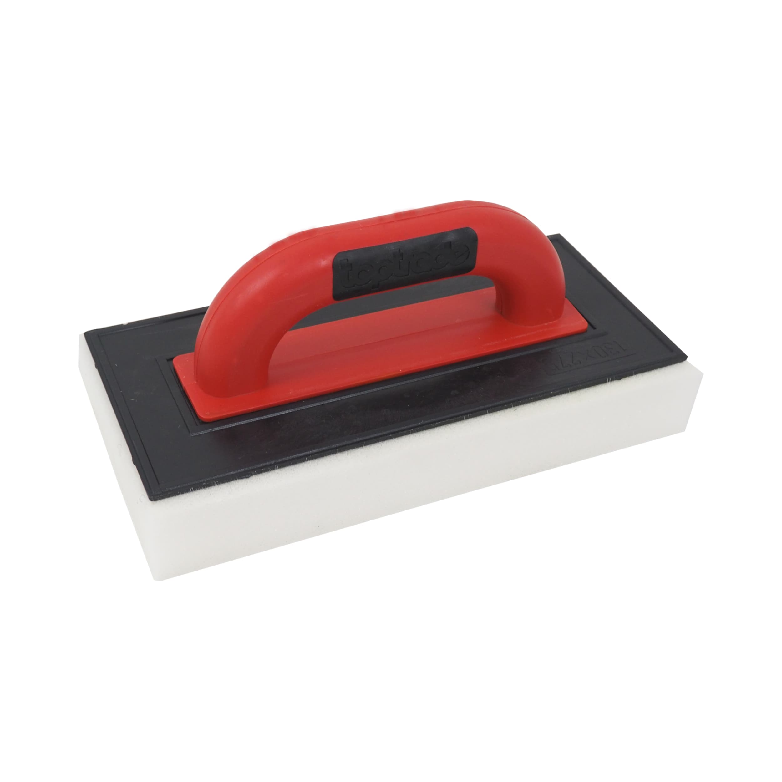 TOPTRADE hladítko ABS s jemným řezaným molitanem 280 × 140 × 40 mm
