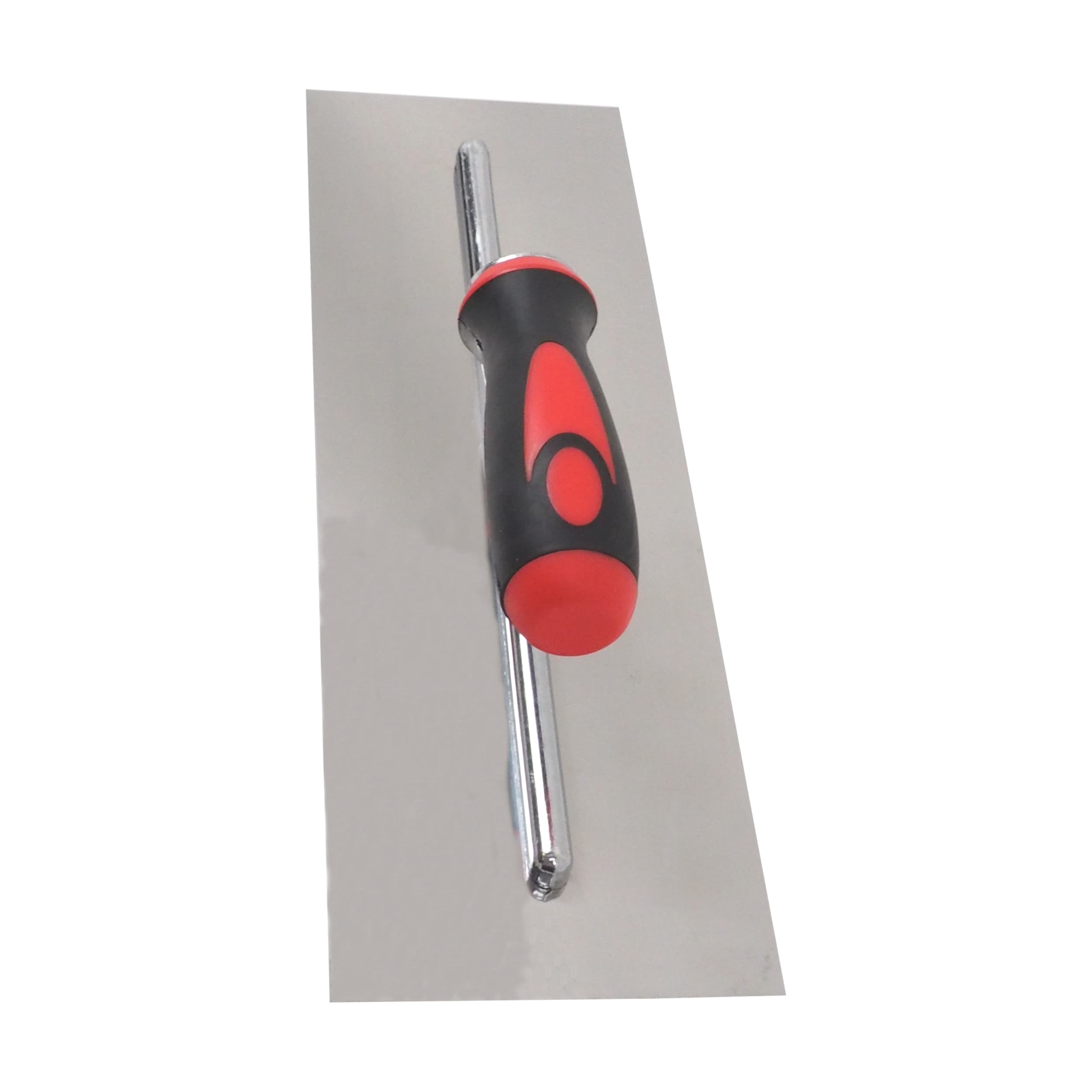 TOPTRADE hladítko nerezové 360×120 mm, hladké, pogumovaná rukojeť - náhled 4