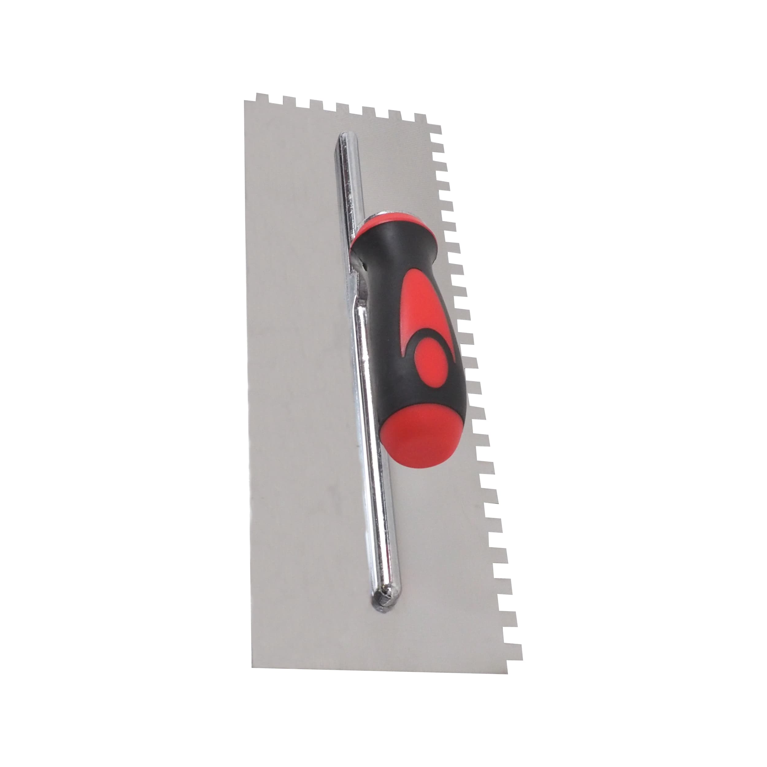 TOPTRADE hladítko nerezové, pogumovaná rukojeť, zub 8 mm, 360 × 120 mm - náhled 4