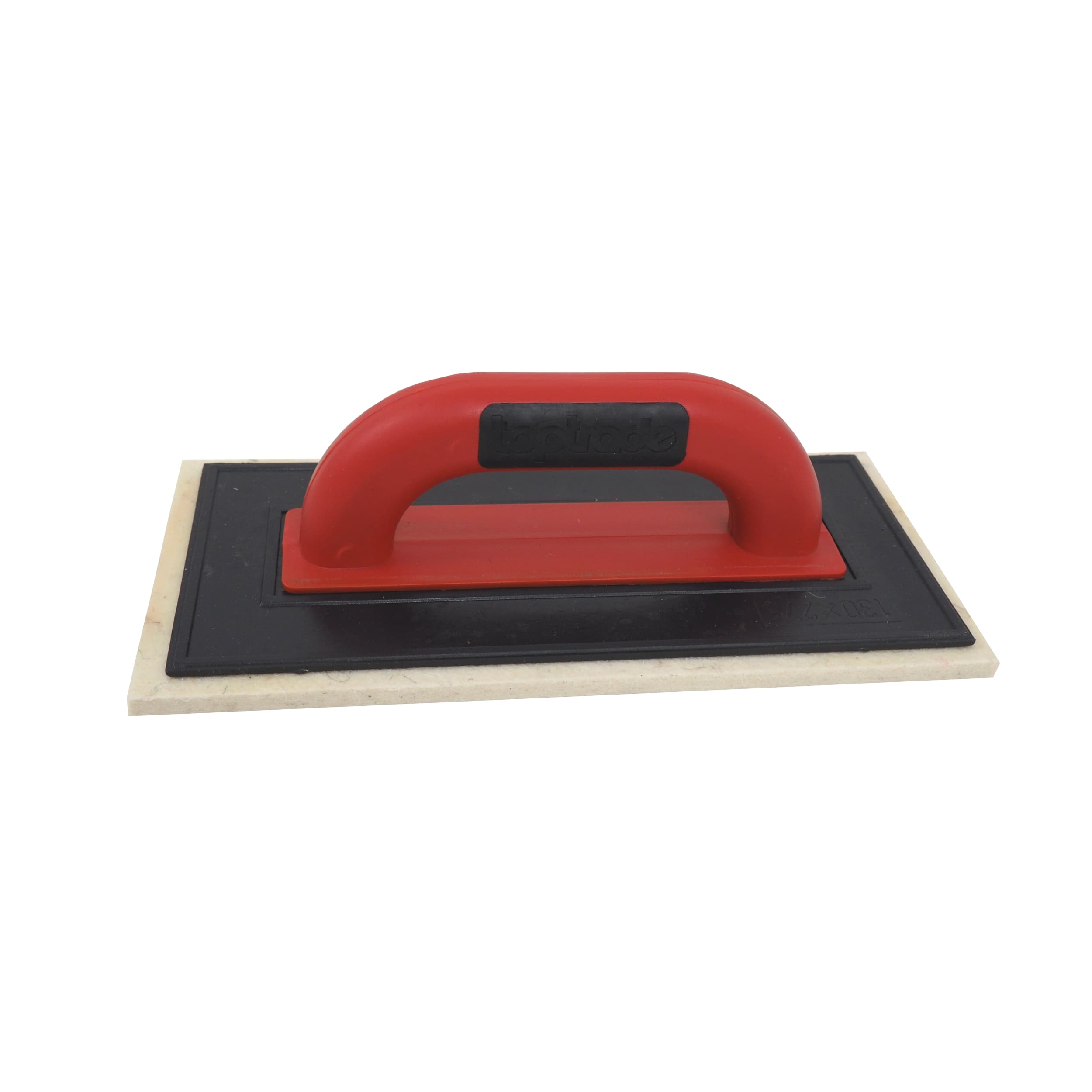 TOPTRADE filcové hladítko ABS, bílá plst, PROFESSIONAL 280 × 140 × 8 mm - náhled 1