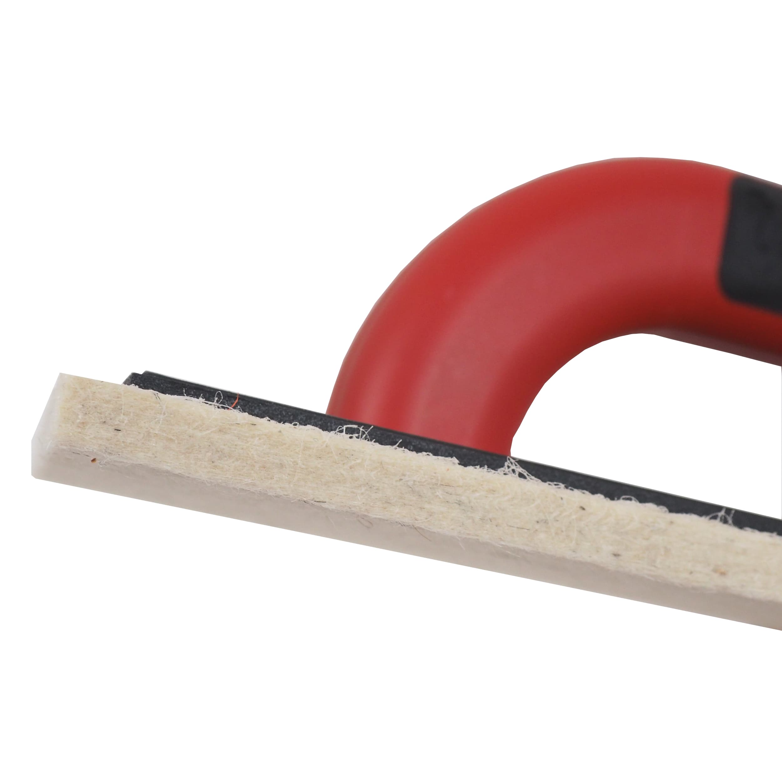 TOPTRADE filcové hladítko ABS, bílá plst, PROFESSIONAL 280 × 140 × 8 mm - náhled 4