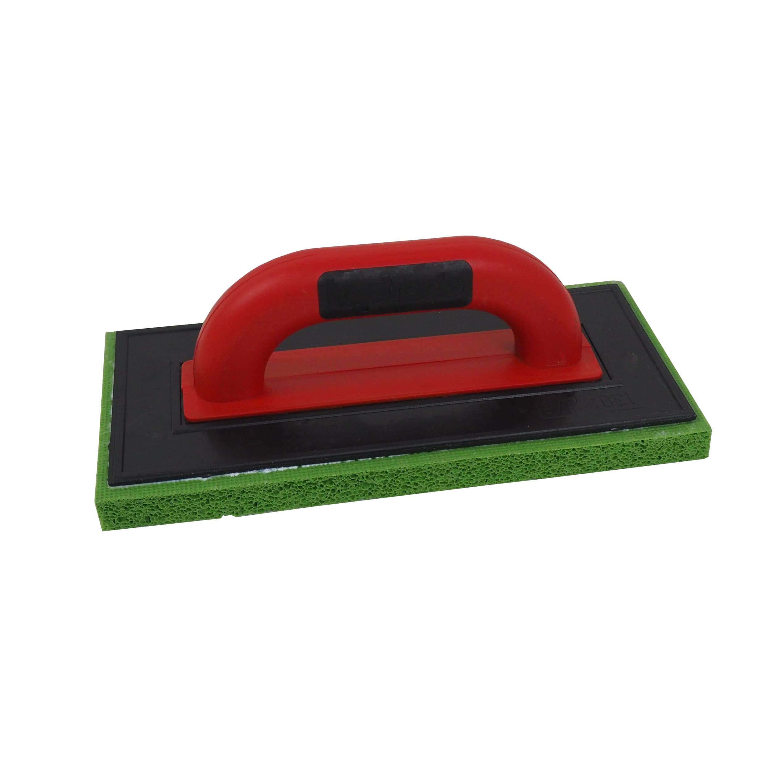 TOPTRADE hladítko s hrubou houbou 280×140×18 mm