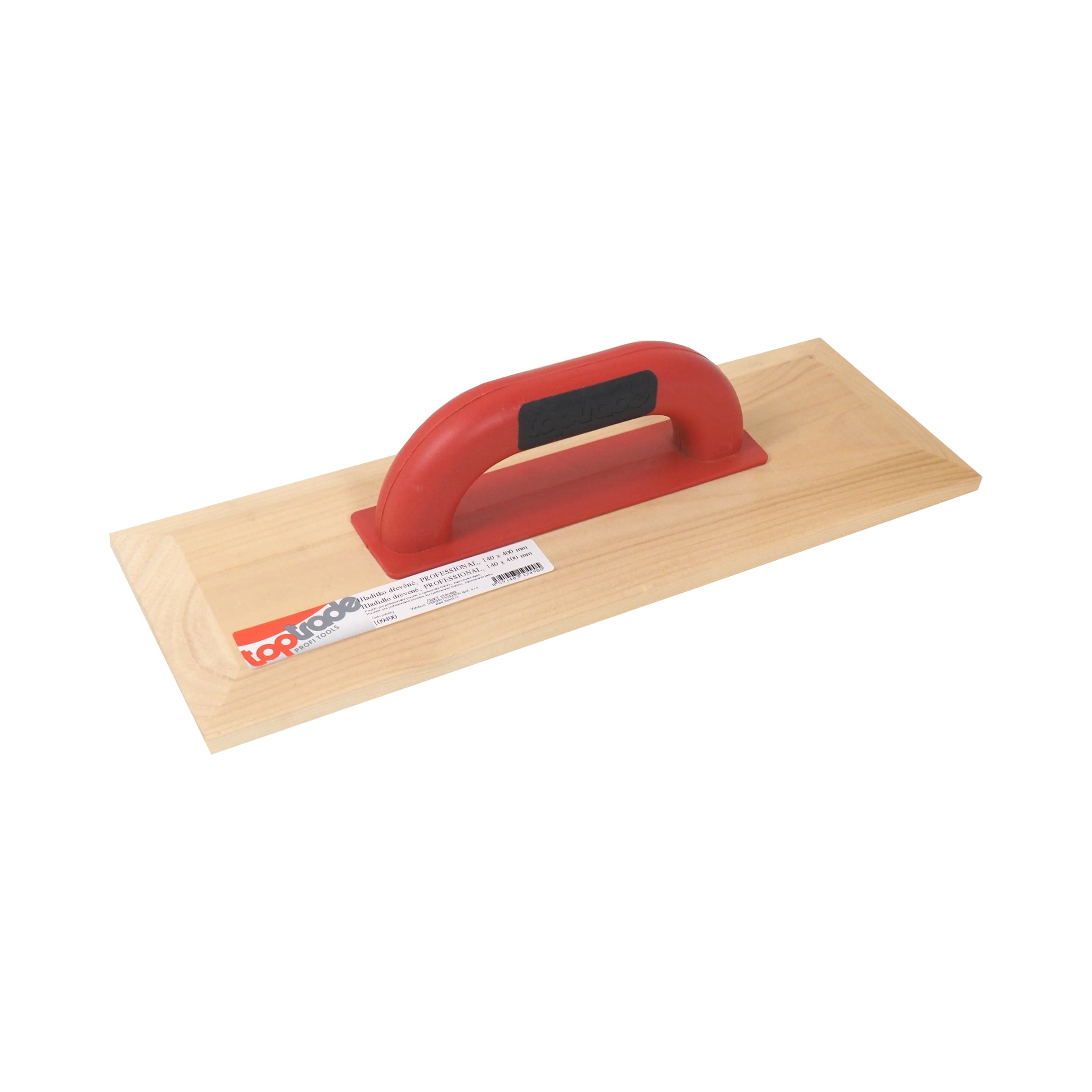 TOPTRADE hladítko dřevěné PROFESSIONAL 400 × 140 mm - náhled 2