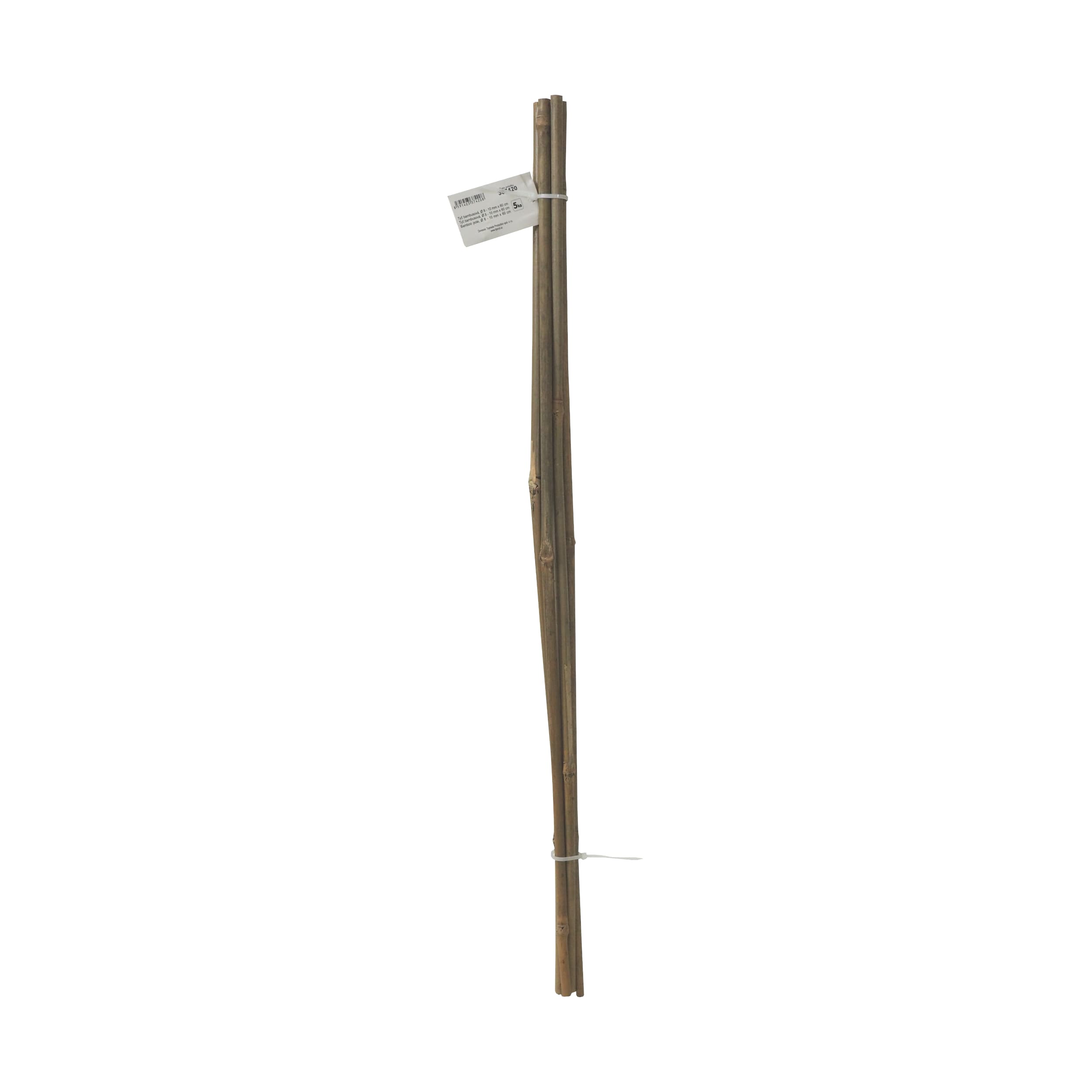 TOPTRADE bambusové tyče 60 cm, Ø 8–10 mm – sada 5 ks - náhled 2