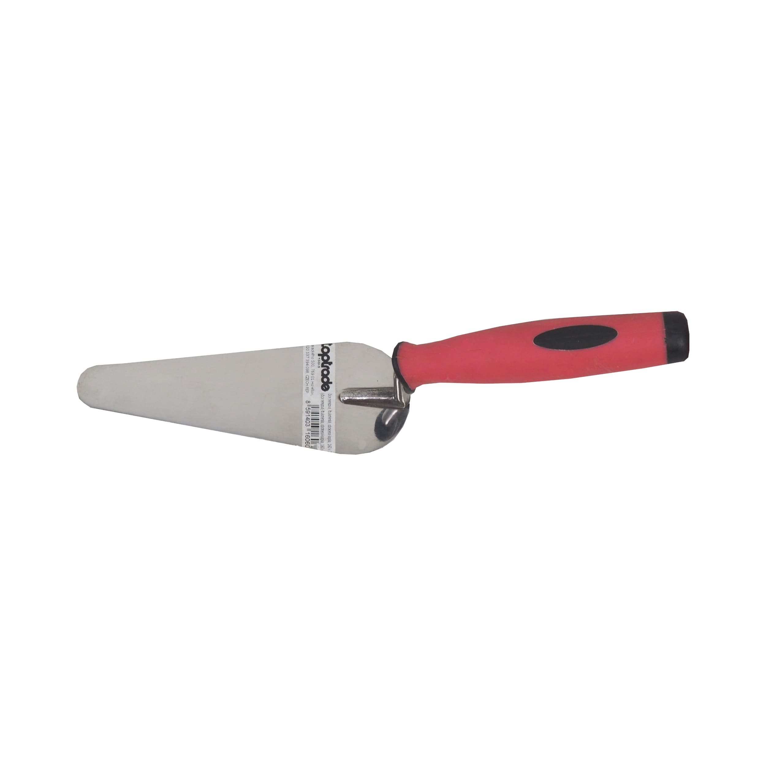 TOPTRADE štukatérská lžíce nerez – obrácená kapka 160 × 20 mm - náhled 3