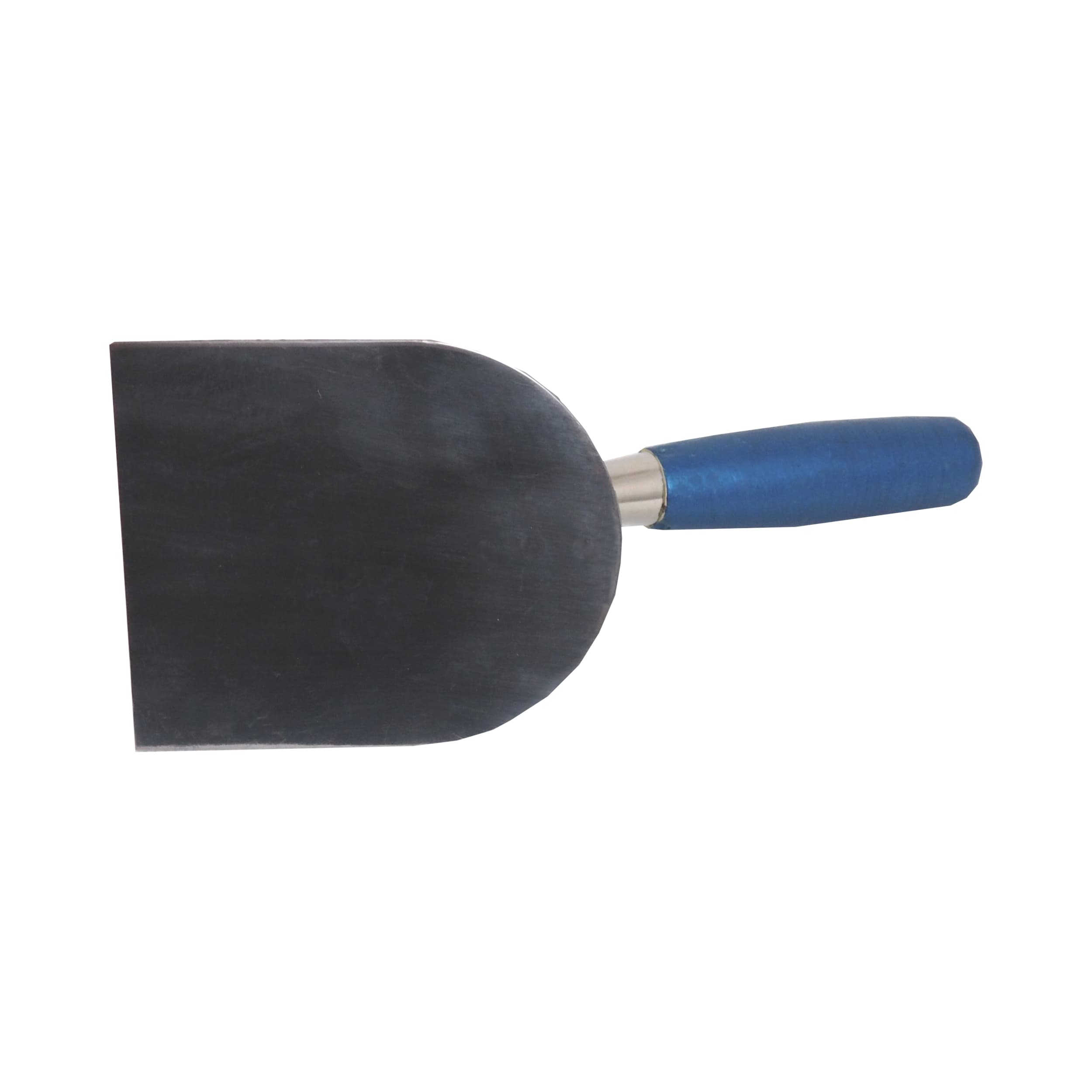 TOPTRADE štukatérská lžíce nerezová 120 × 100 mm, dřevěná rukojeť - náhled 5