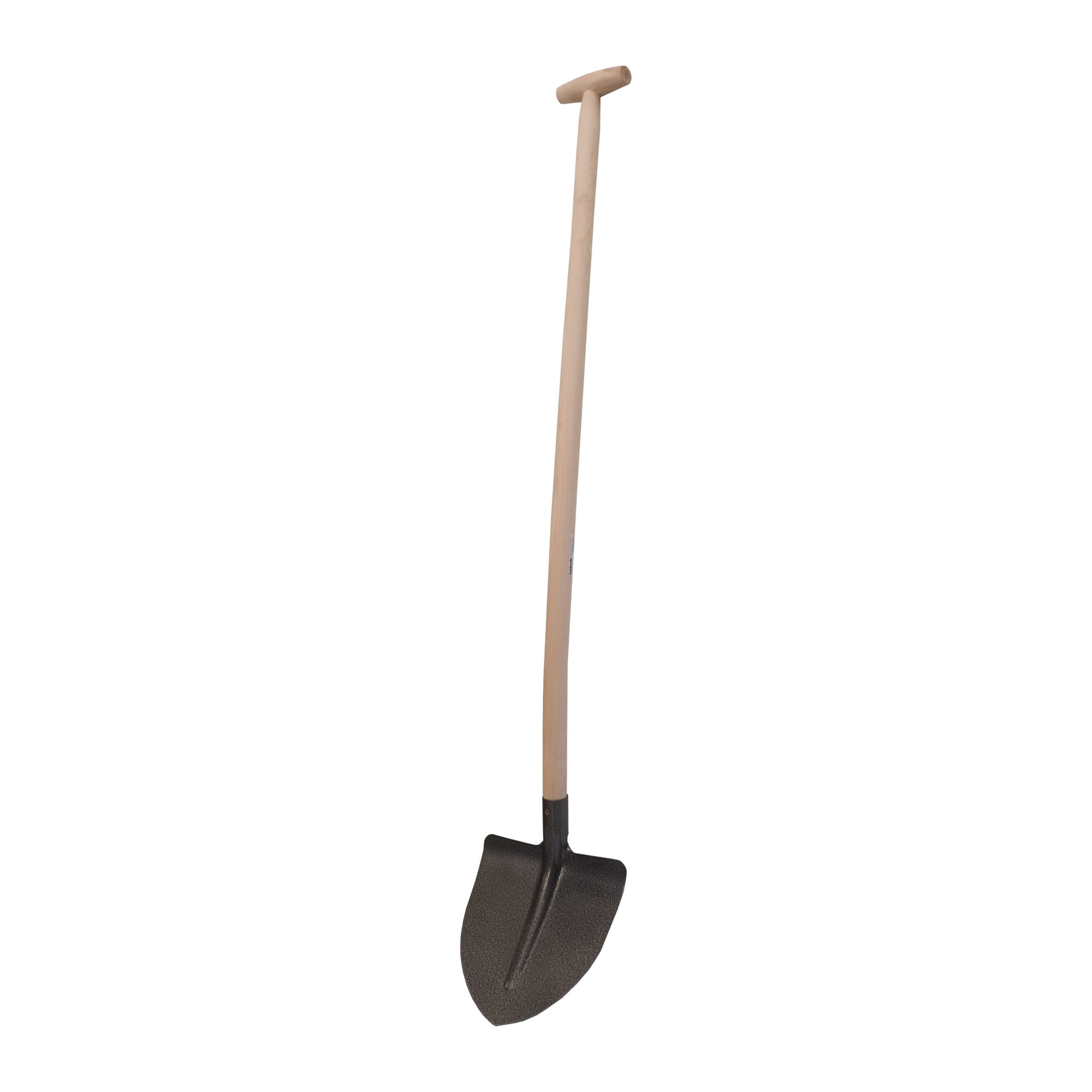 TOPTRADE ocelová lopata srdcovka, kladívkový lak, T násada 120 cm