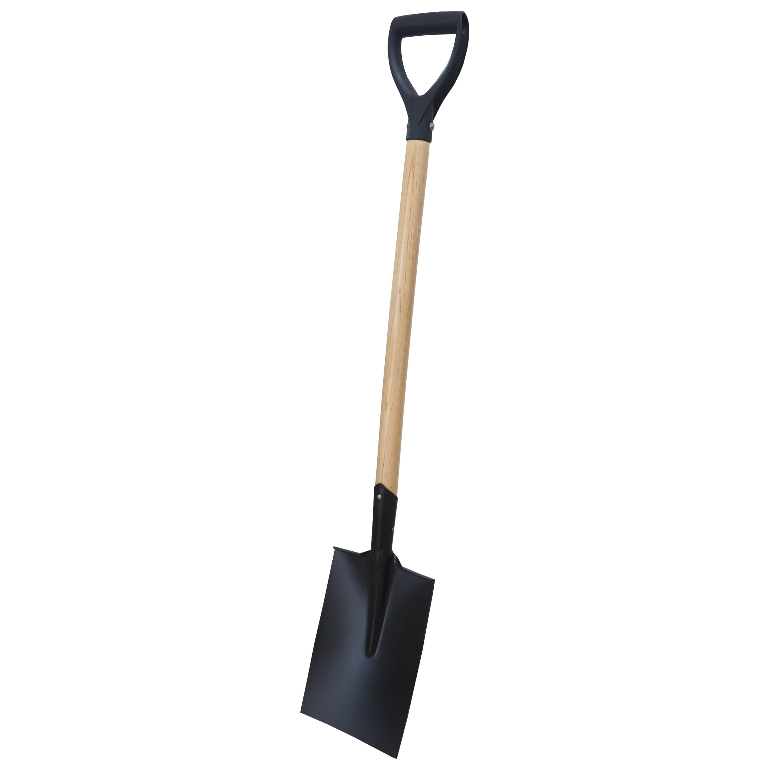 Rýč hranatý TOPTRADE, dřevěná násada, Y držadlo