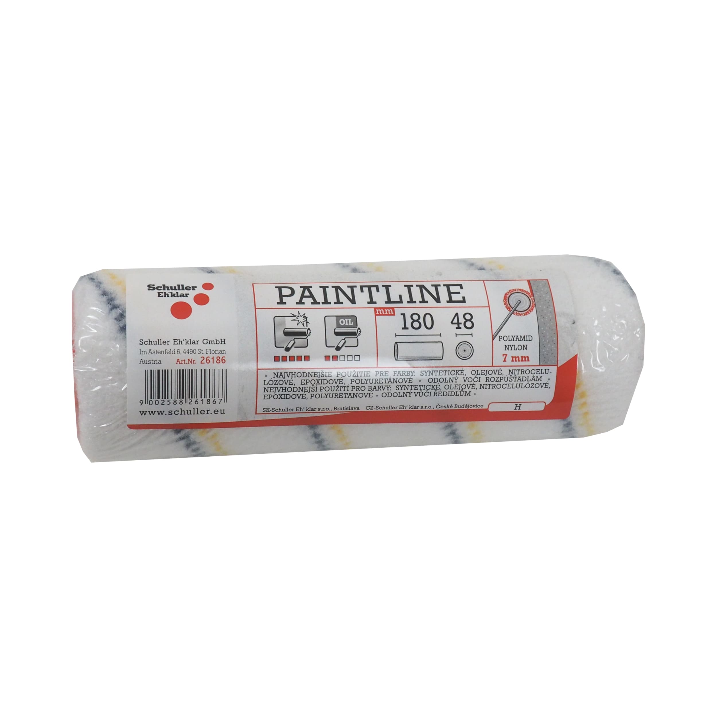 Váleček Paintline polyamid/nylon 180 mm – 7 mm vlas - náhled 5