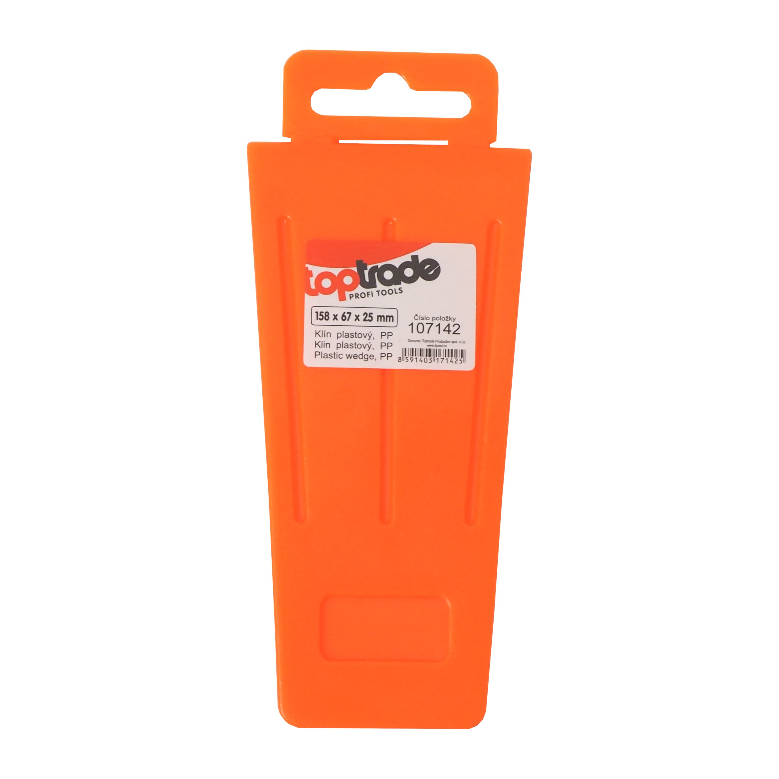 TOPTRADE plastový klín PP 158×67×25 mm - náhled 4