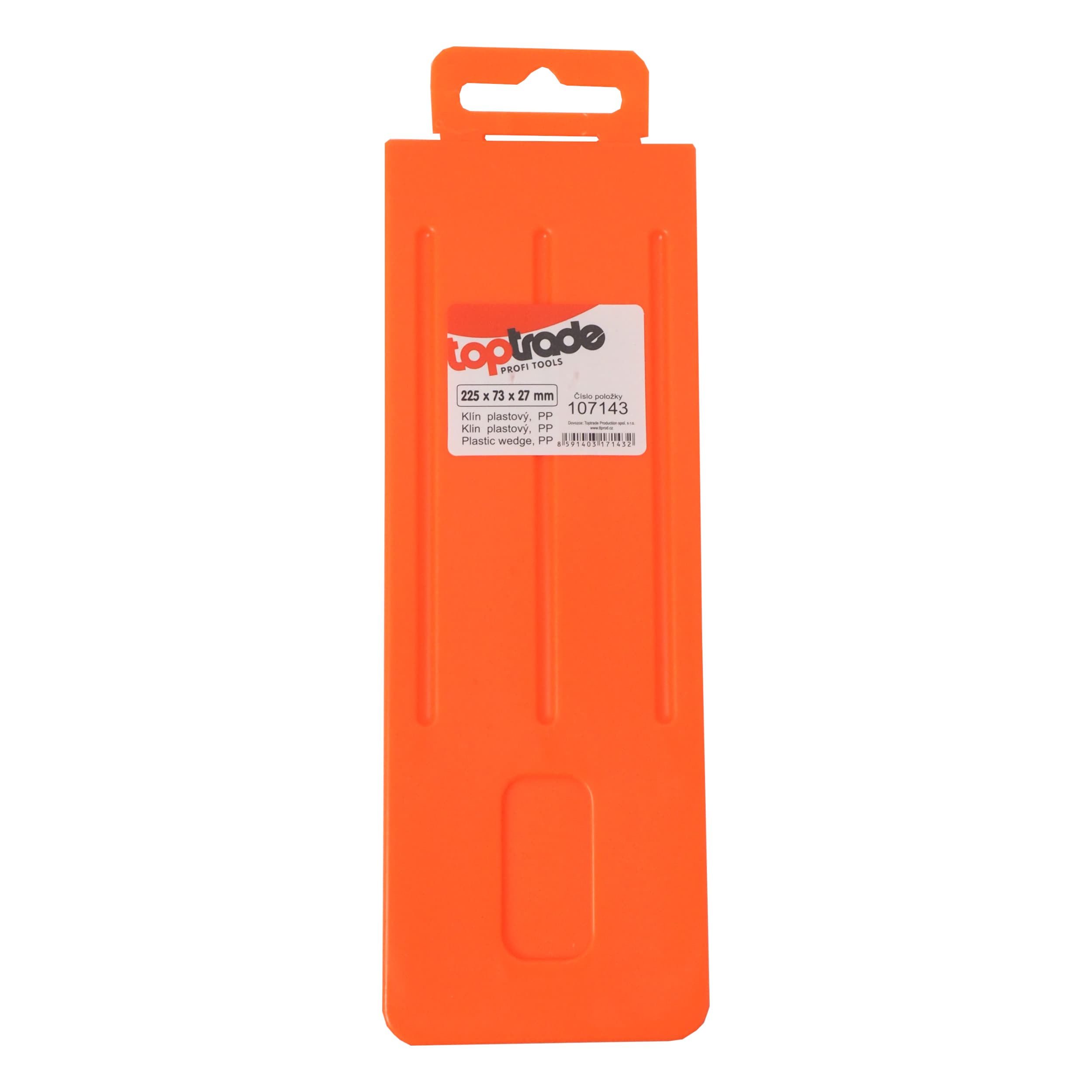 TOPTRADE vymezovací klín PP 225 × 73 × 27 mm - náhled 4