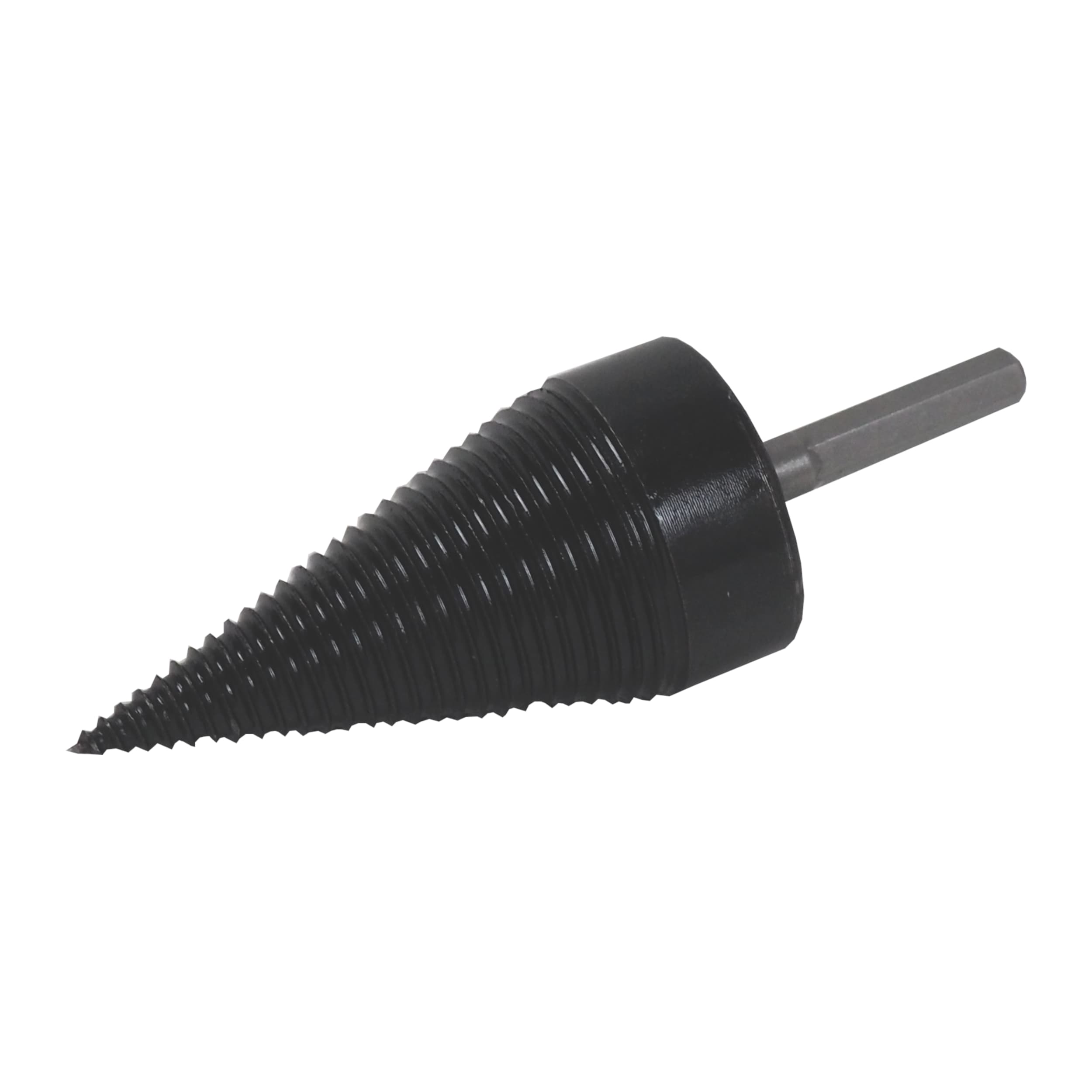 TOPTRADE štípací kužel na dřevo 32×90 mm + 2 adaptéry 65 mm (SDS+ a šestihran) - náhled 3