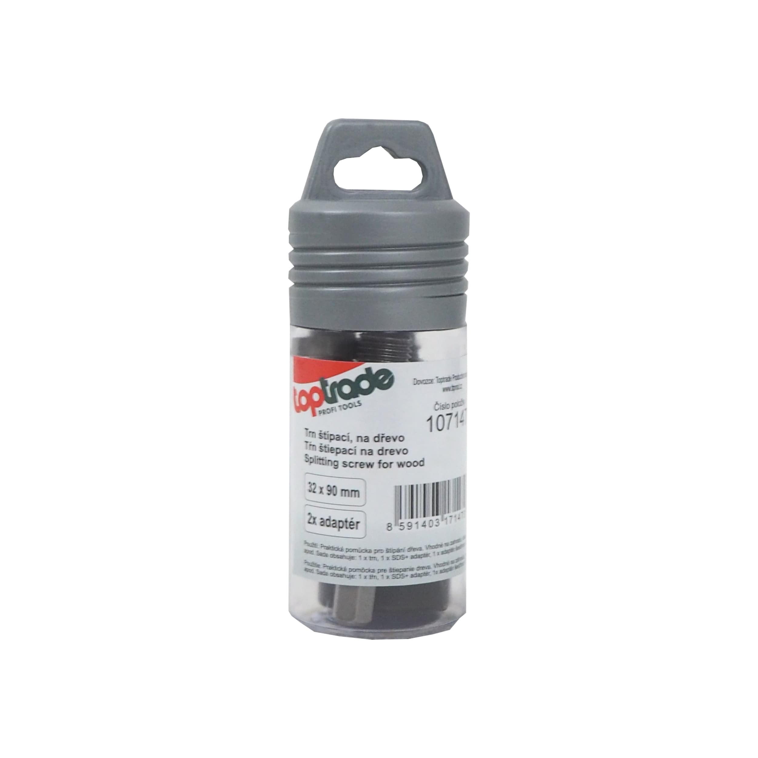 TOPTRADE štípací kužel 32×90 mm + 2 adaptéry 65 mm - náhled 2