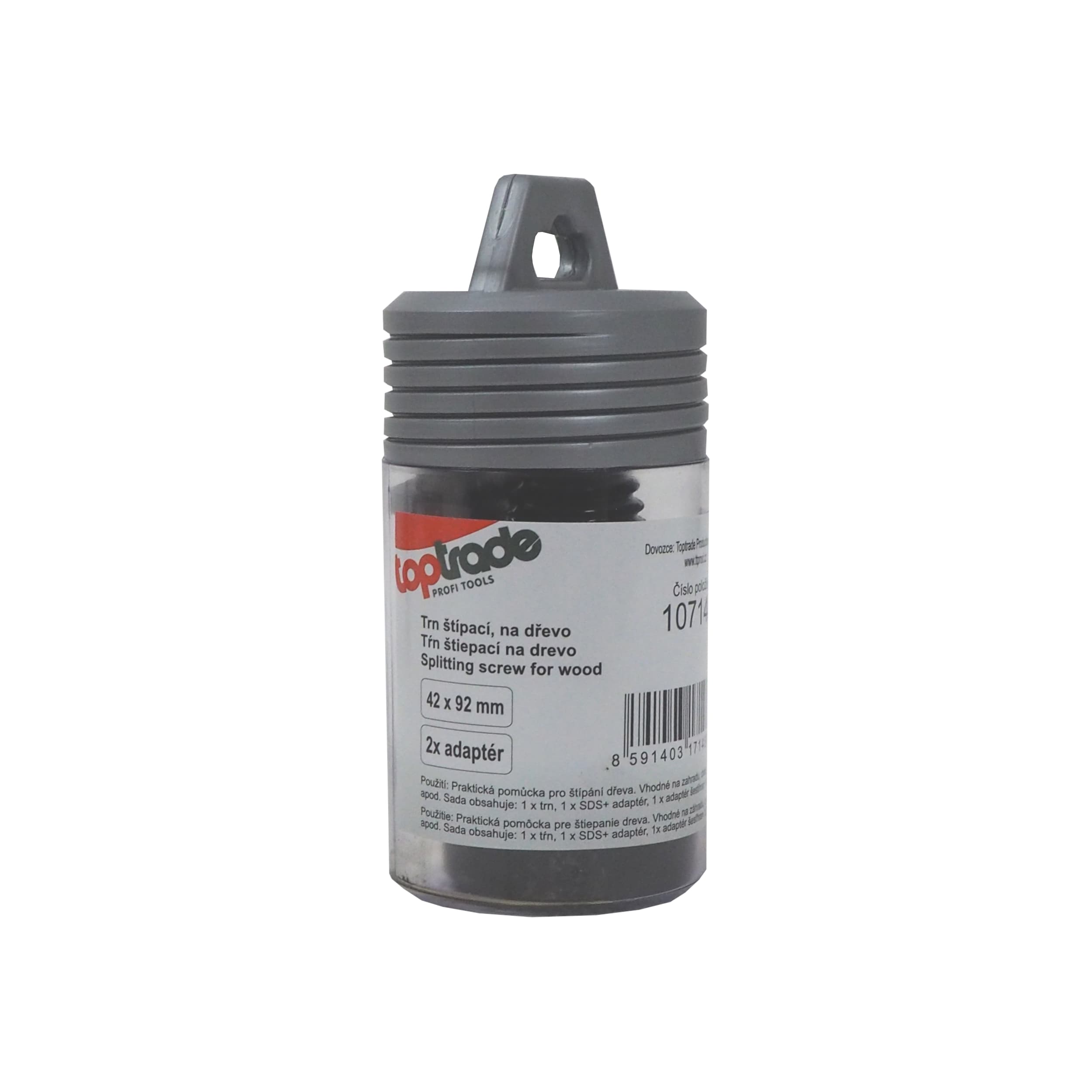 TOPTRADE štípací kužel na dřevo 32×90 mm - náhled 2