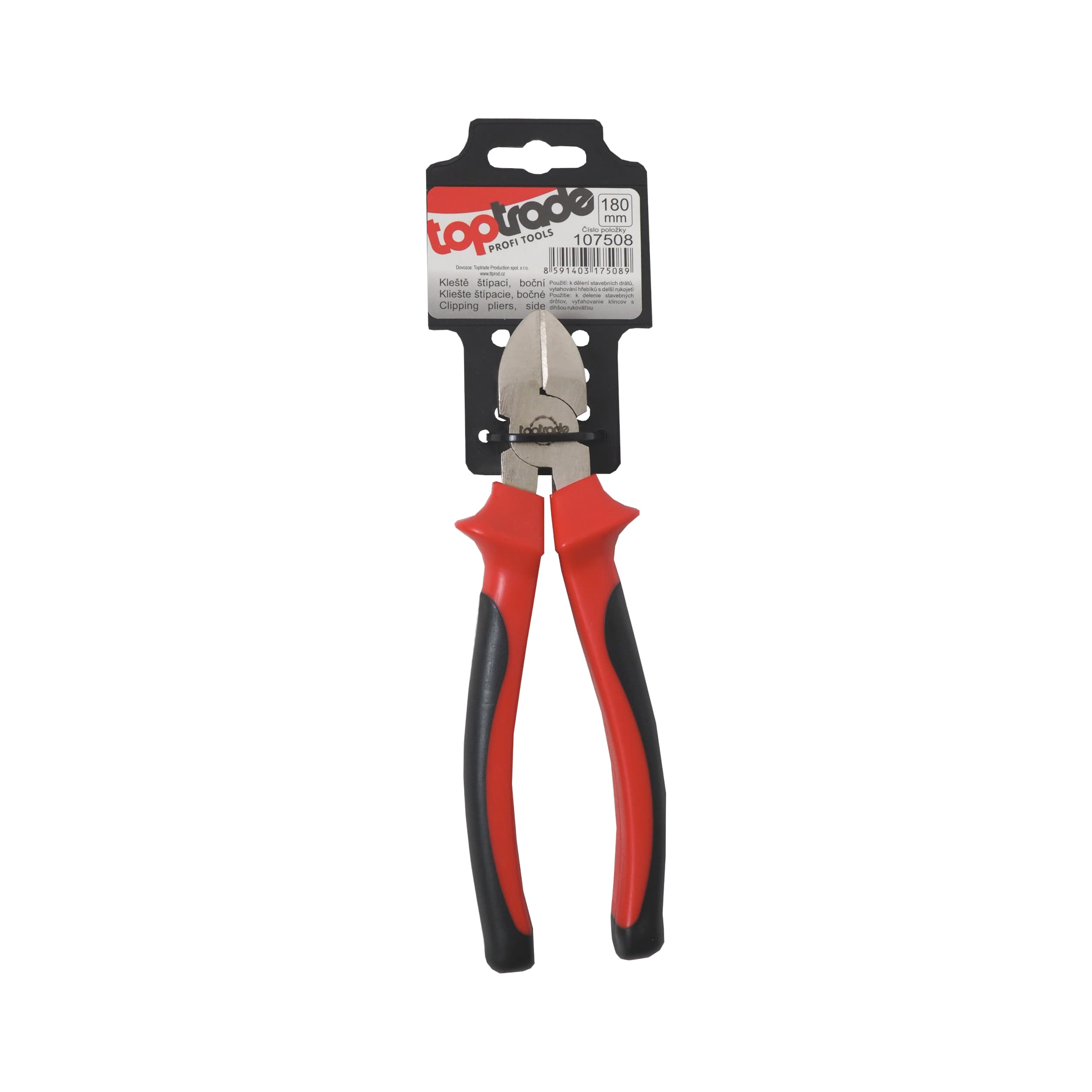 TOPTRADE boční štípací kleště 180 mm - náhled 2