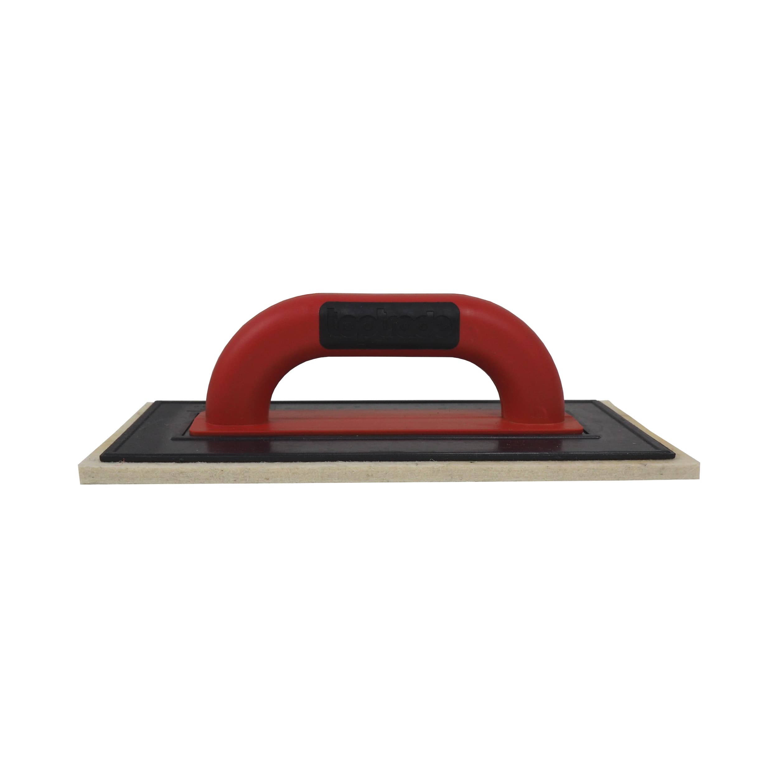 TOPTRADE hladítko s bílou plstí ABS PROFESSIONAL 250 × 130 × 8 mm - náhled 3